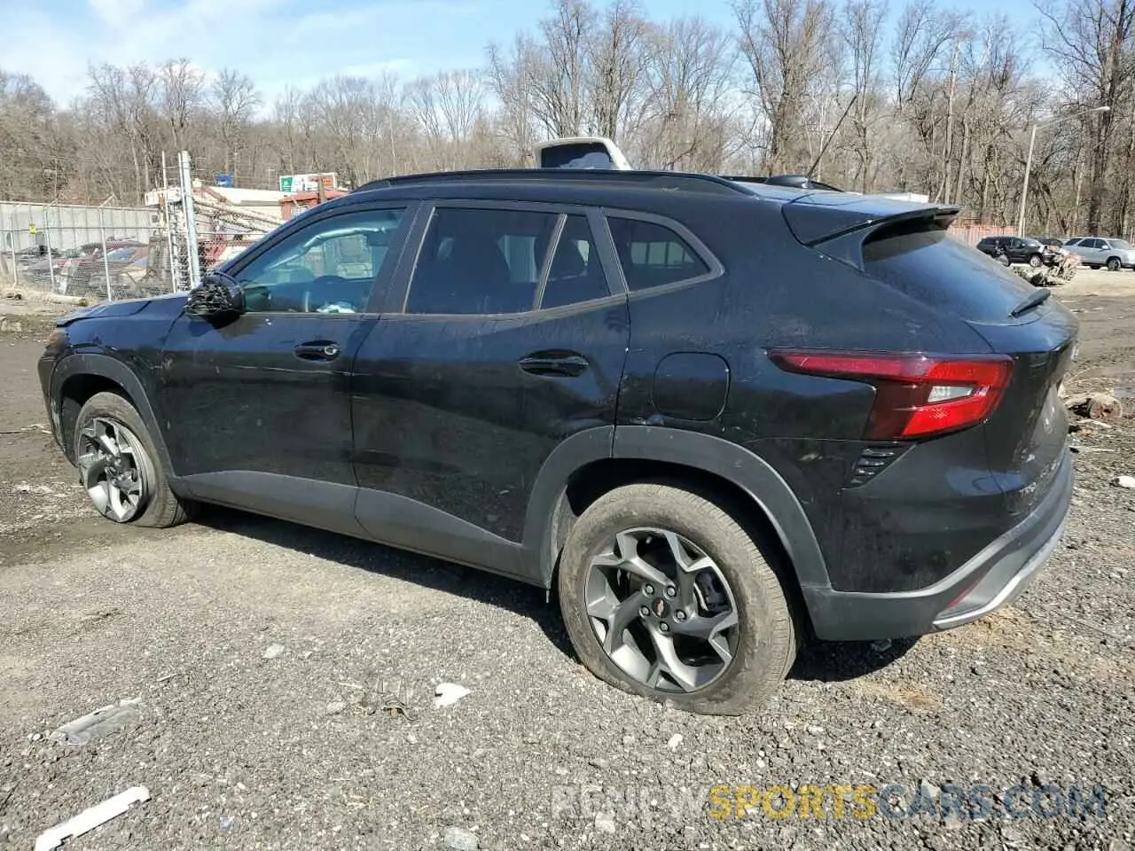 2 Photograph of a damaged car KL77LHE27RC207783 CHEVROLET TRAX 2024