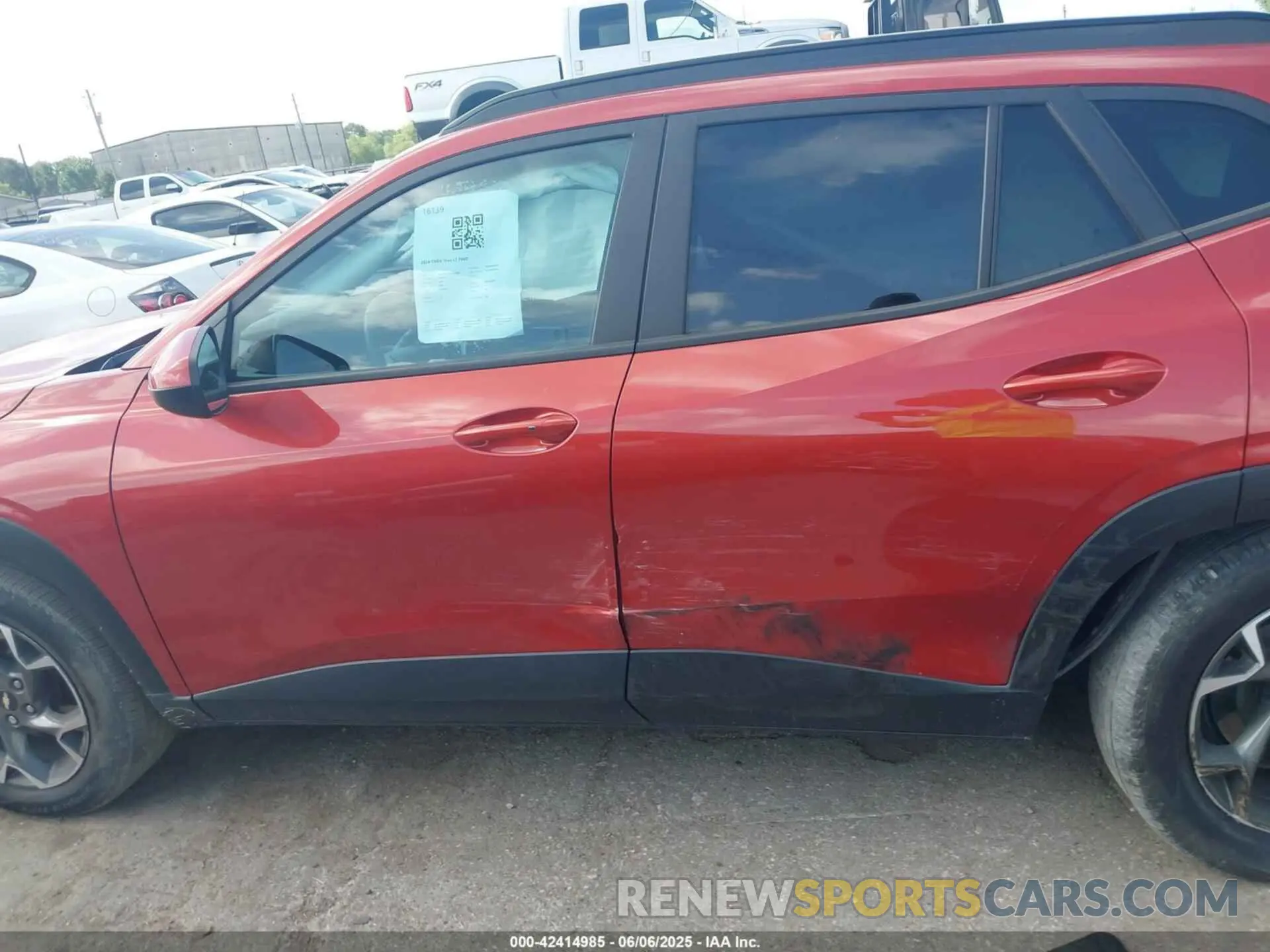 15 Photograph of a damaged car KL77LHE28RC027325 CHEVROLET TRAX 2024
