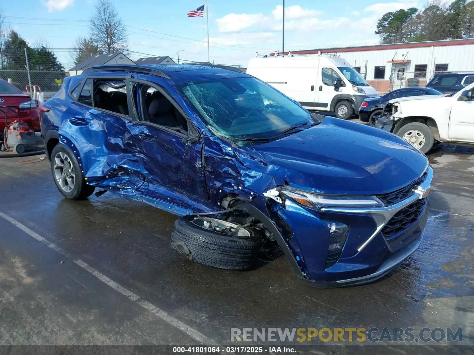 1 Photograph of a damaged car KL77LHE28RC134455 CHEVROLET TRAX 2024