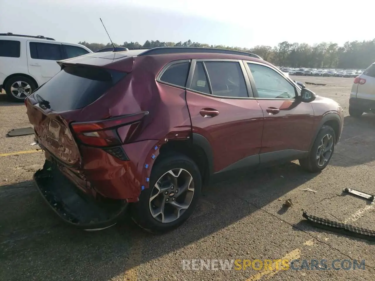 3 Photograph of a damaged car KL77LHE28RC217495 CHEVROLET TRAX 2024