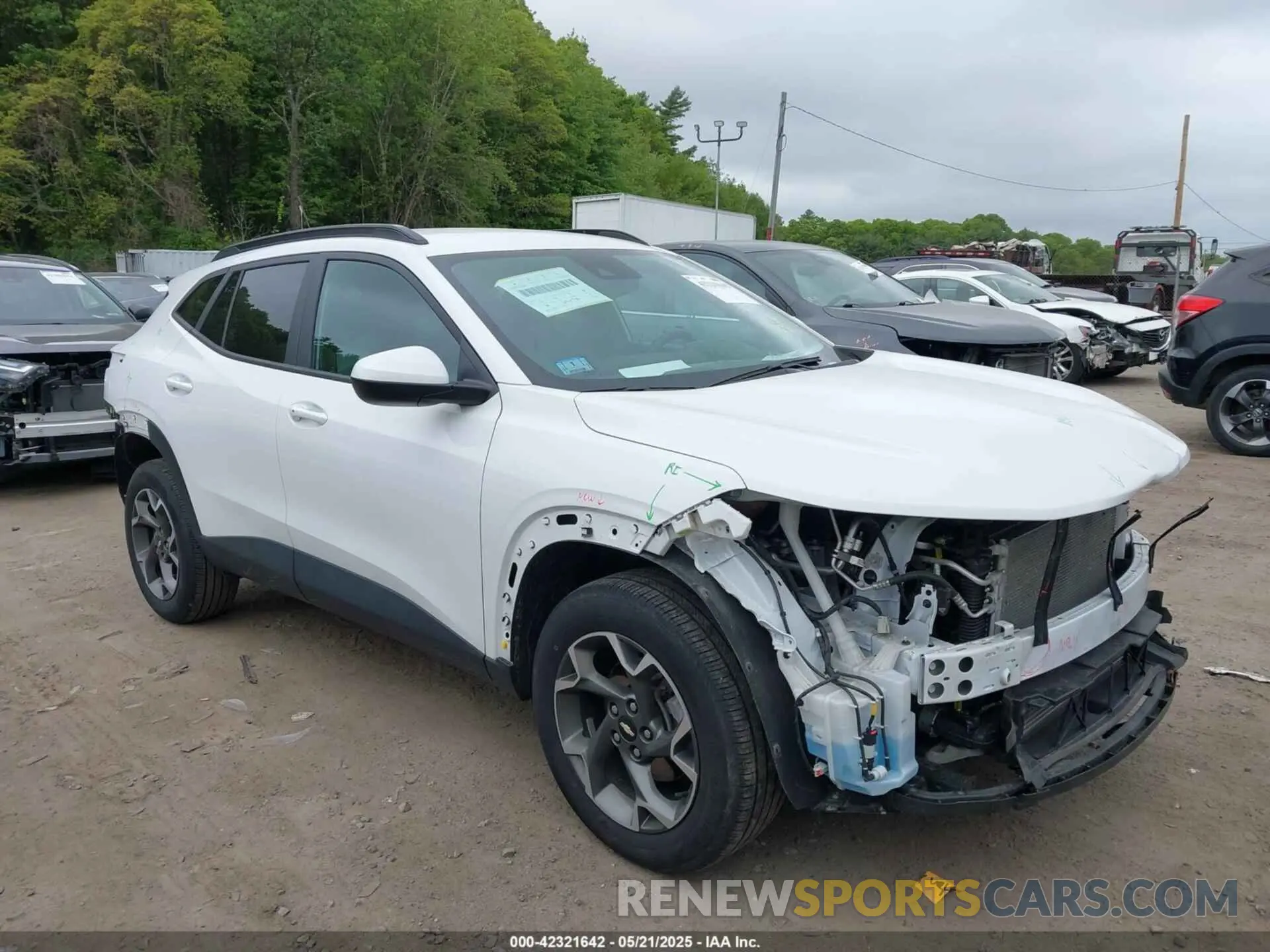 1 Photograph of a damaged car KL77LHE2XRC045597 CHEVROLET TRAX 2024