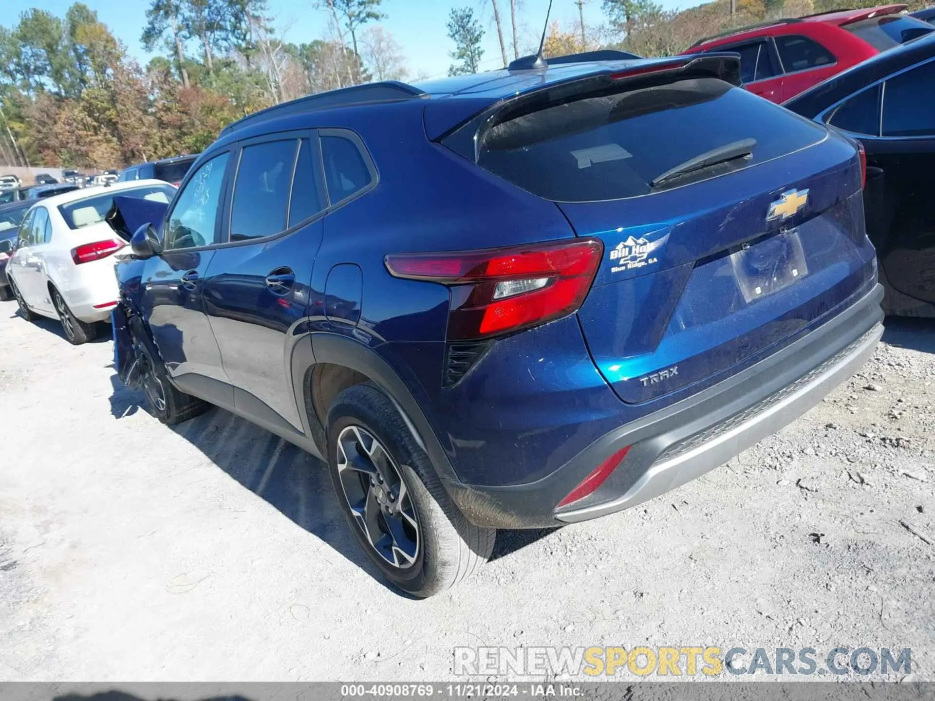 3 Photograph of a damaged car KL77LHE2XRC077465 CHEVROLET TRAX 2024