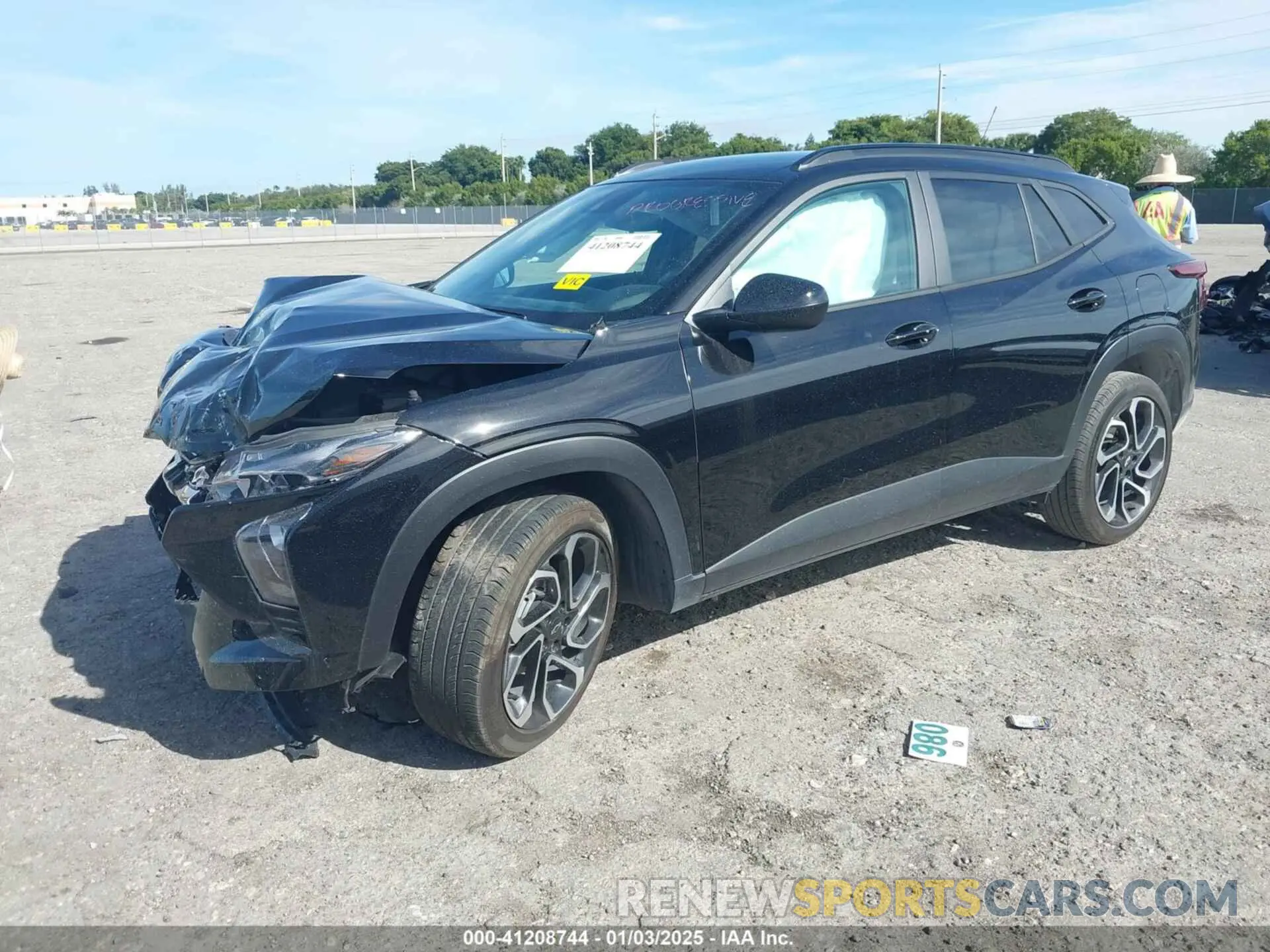 2 Photograph of a damaged car KL77LJE21RC022197 CHEVROLET TRAX 2024