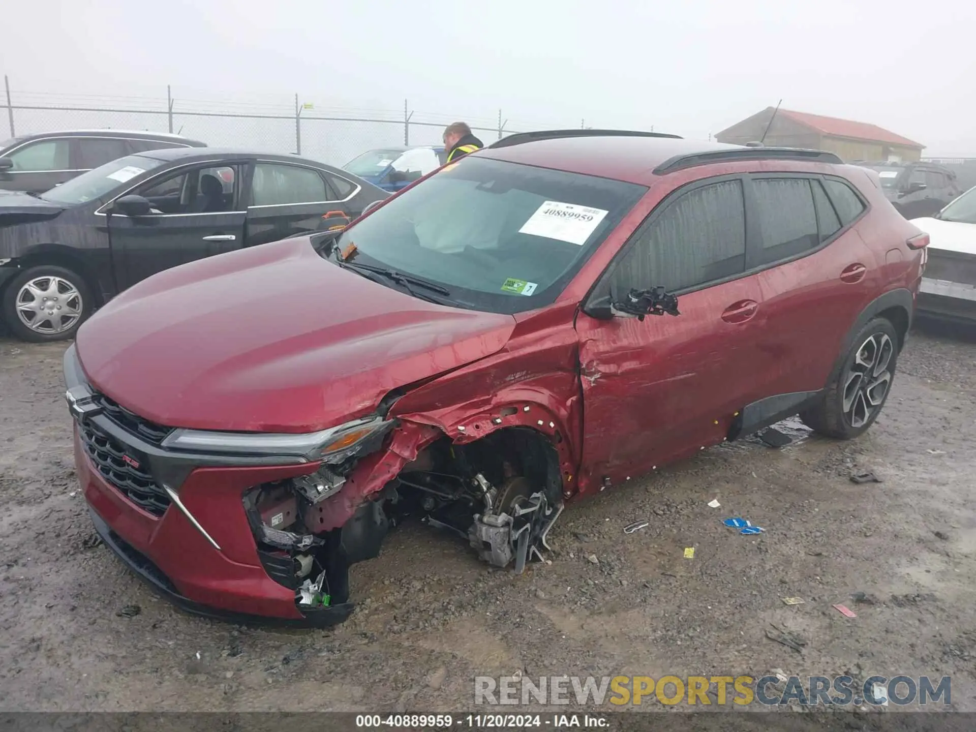 2 Photograph of a damaged car KL77LJE23RC064032 CHEVROLET TRAX 2024