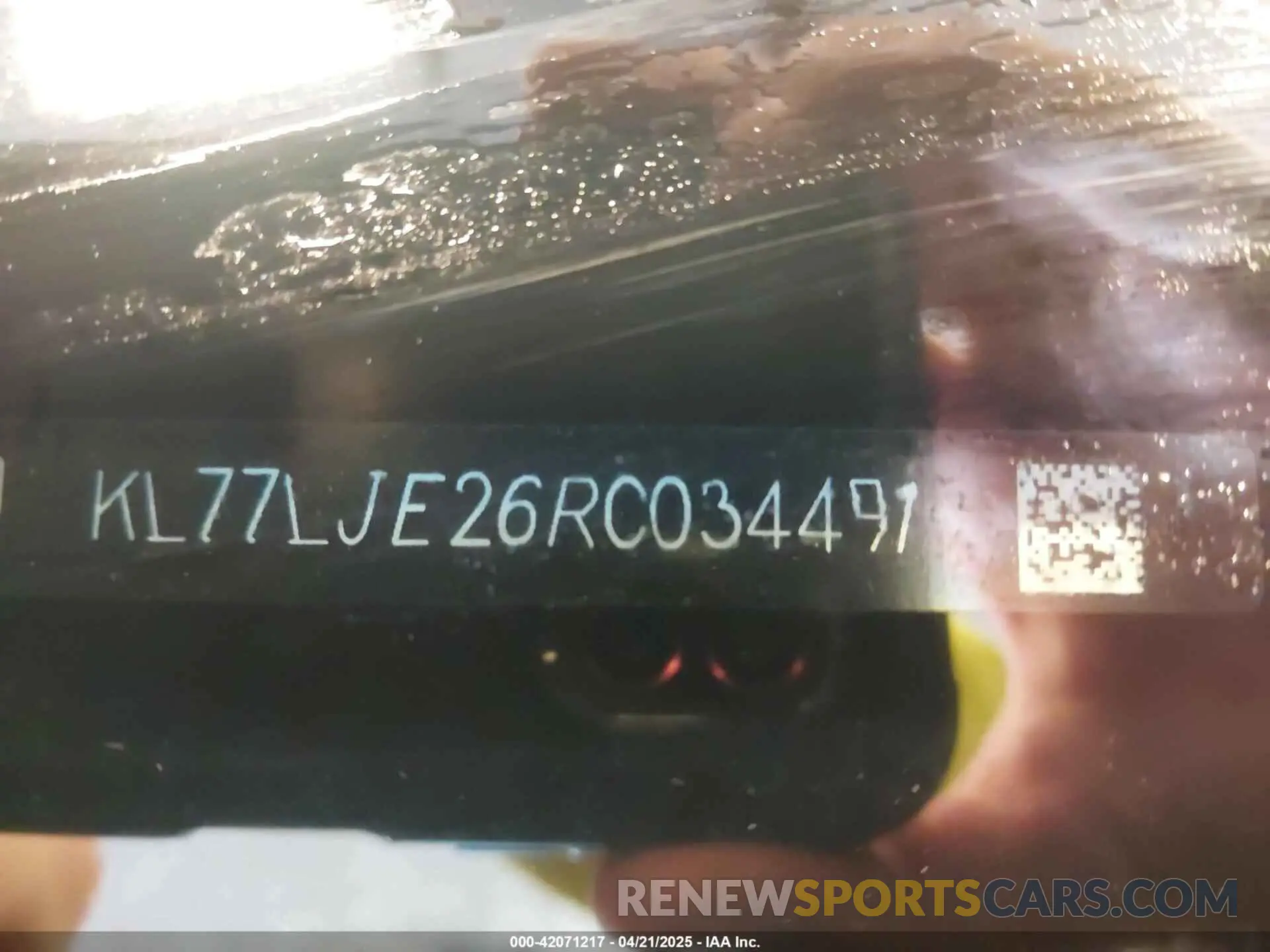 9 Photograph of a damaged car KL77LJE26RC034491 CHEVROLET TRAX 2024