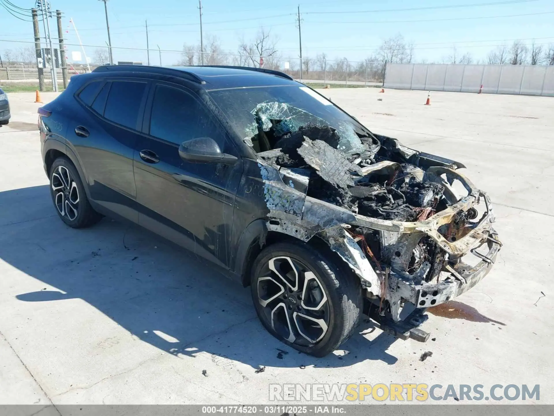 1 Photograph of a damaged car KL77LJE26RC049301 CHEVROLET TRAX 2024