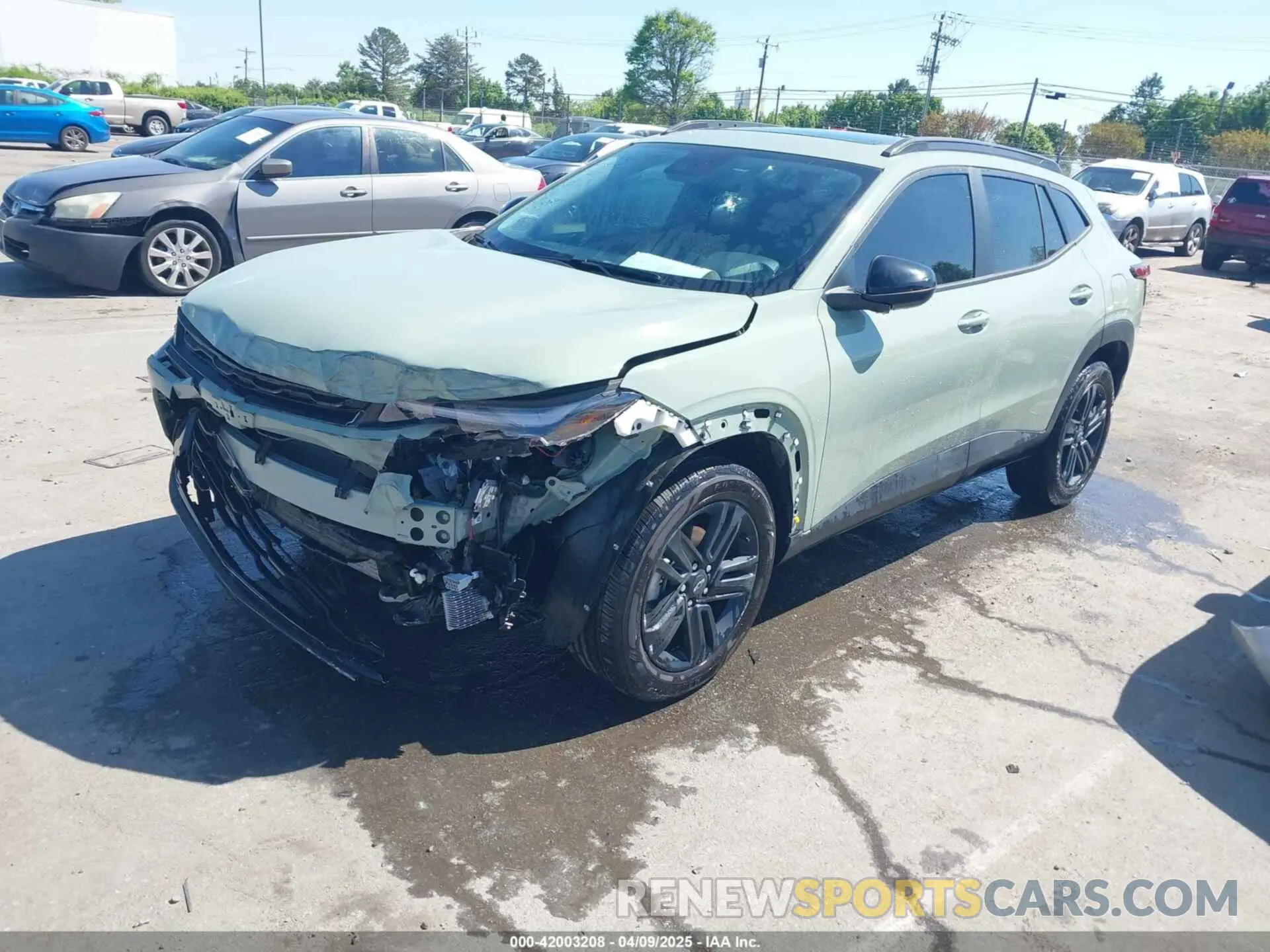 2 Photograph of a damaged car KL77LKE20RC086107 CHEVROLET TRAX 2024