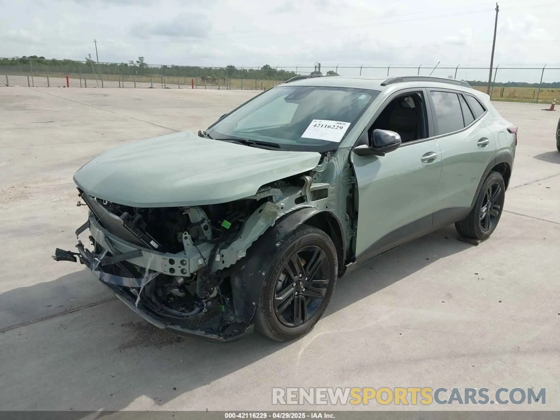 2 Photograph of a damaged car KL77LKE21RC086696 CHEVROLET TRAX 2024