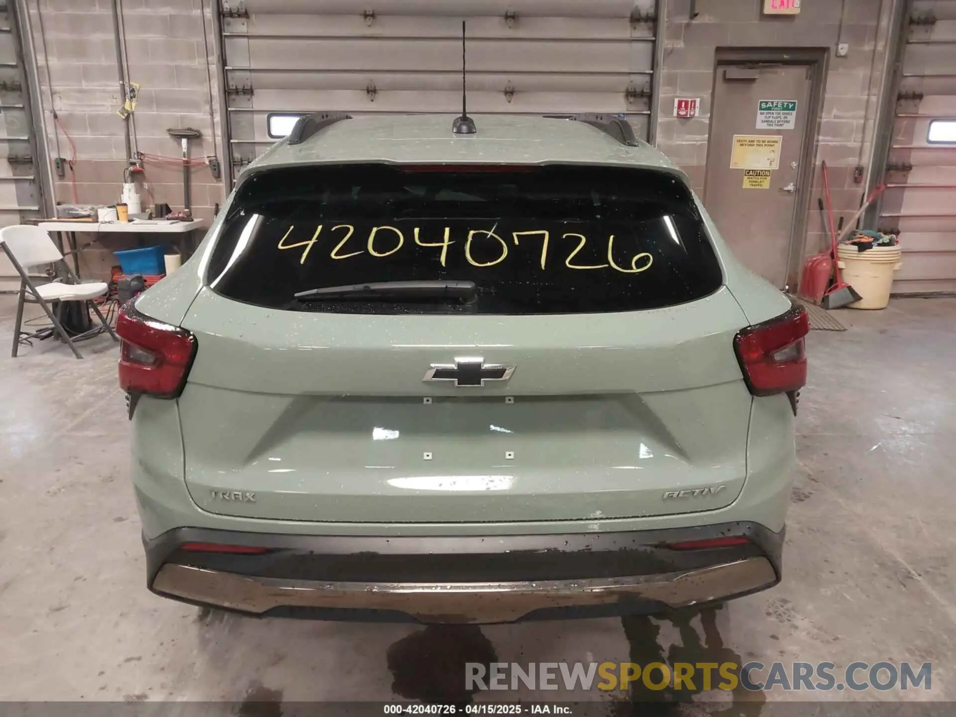 16 Photograph of a damaged car KL77LKE21RC111239 CHEVROLET TRAX 2024