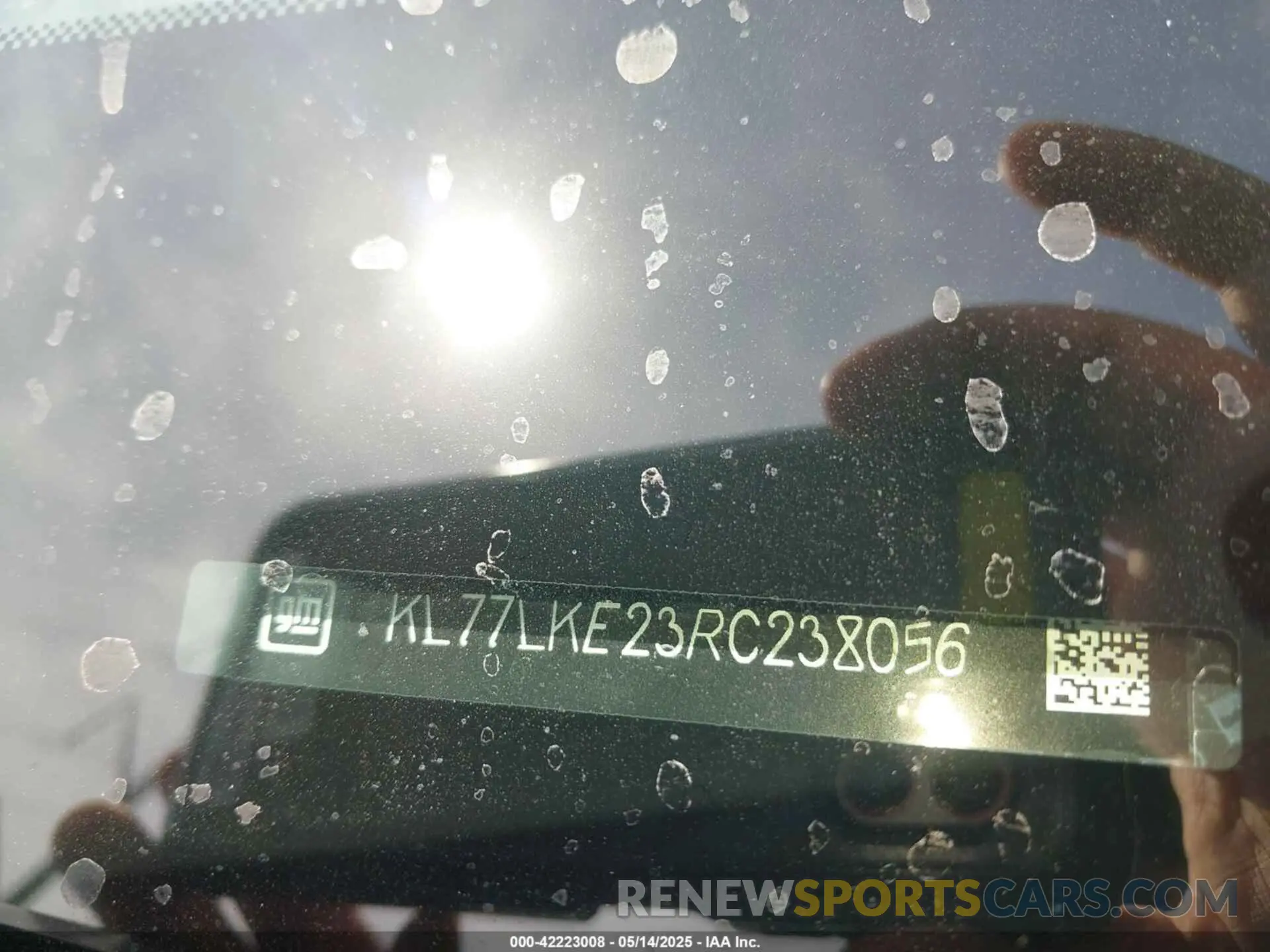 9 Photograph of a damaged car KL77LKE23RC238056 CHEVROLET TRAX 2024