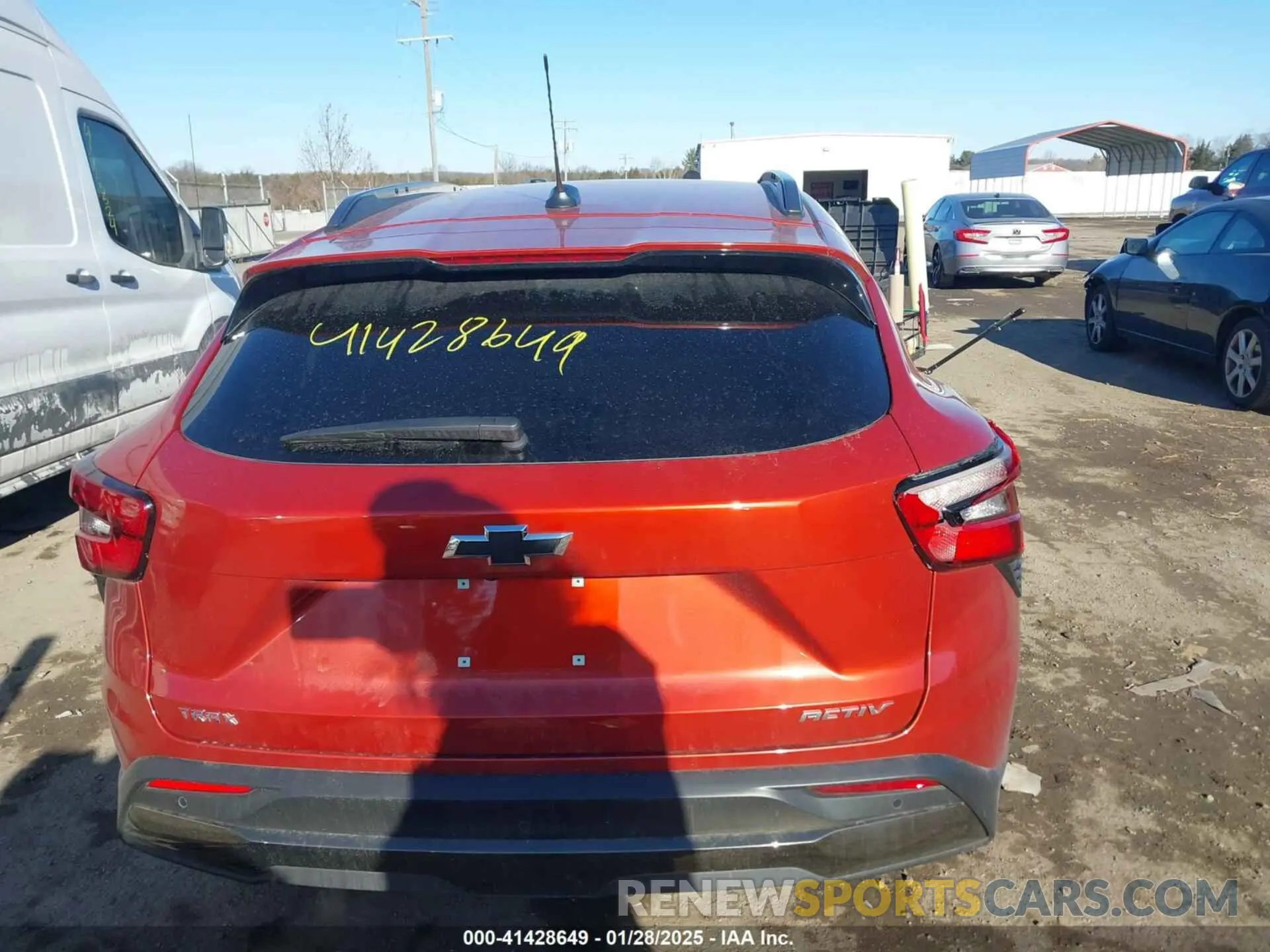 16 Photograph of a damaged car KL77LKE28RC182759 CHEVROLET TRAX 2024