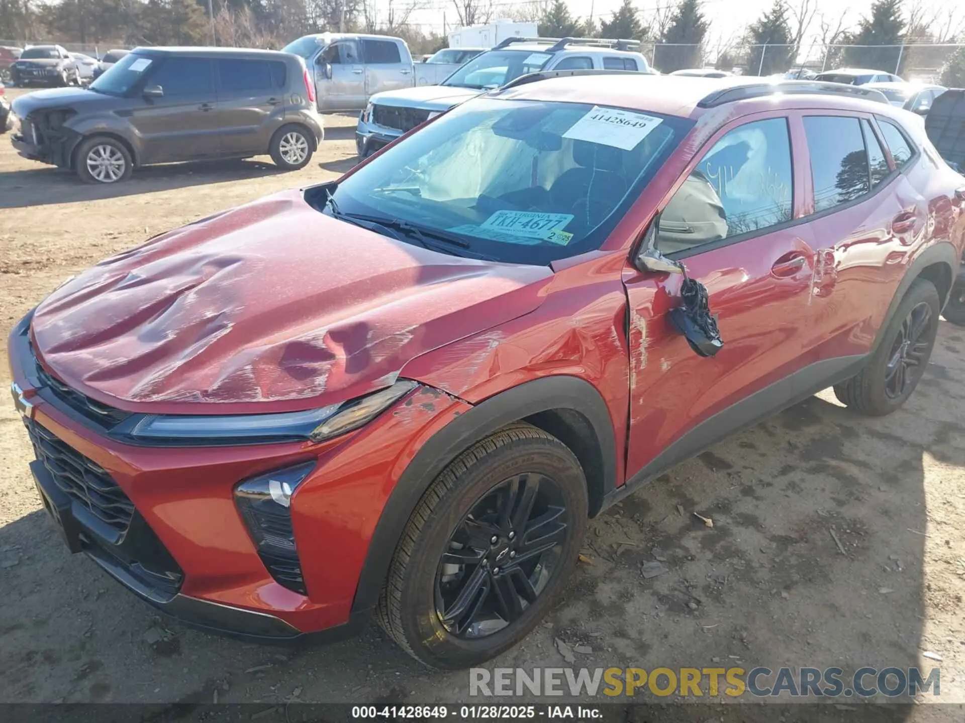 6 Photograph of a damaged car KL77LKE28RC182759 CHEVROLET TRAX 2024