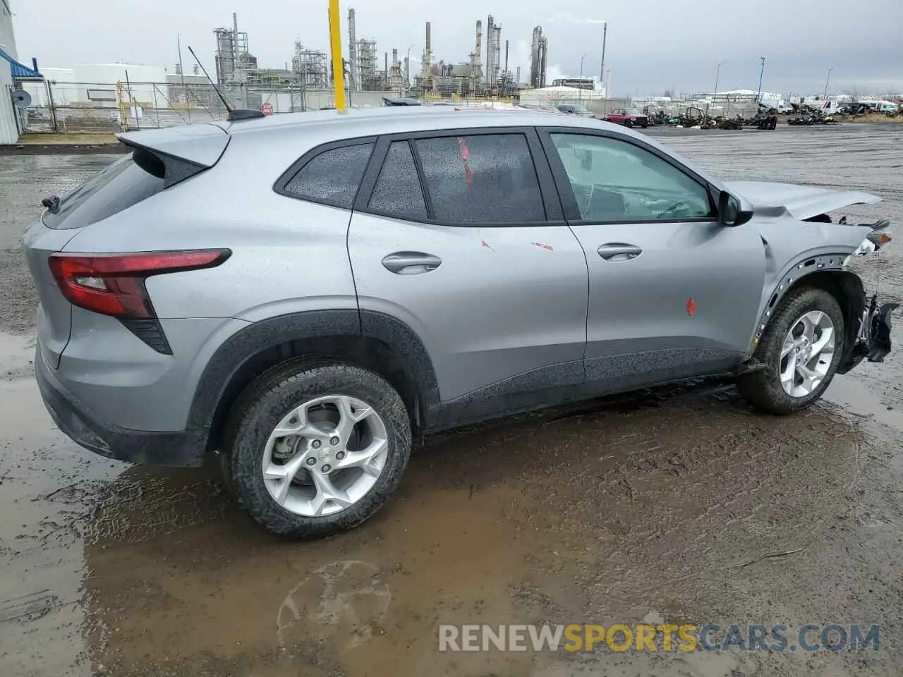 3 Photograph of a damaged car KL77LFE28SC116578 CHEVROLET TRAX 2025