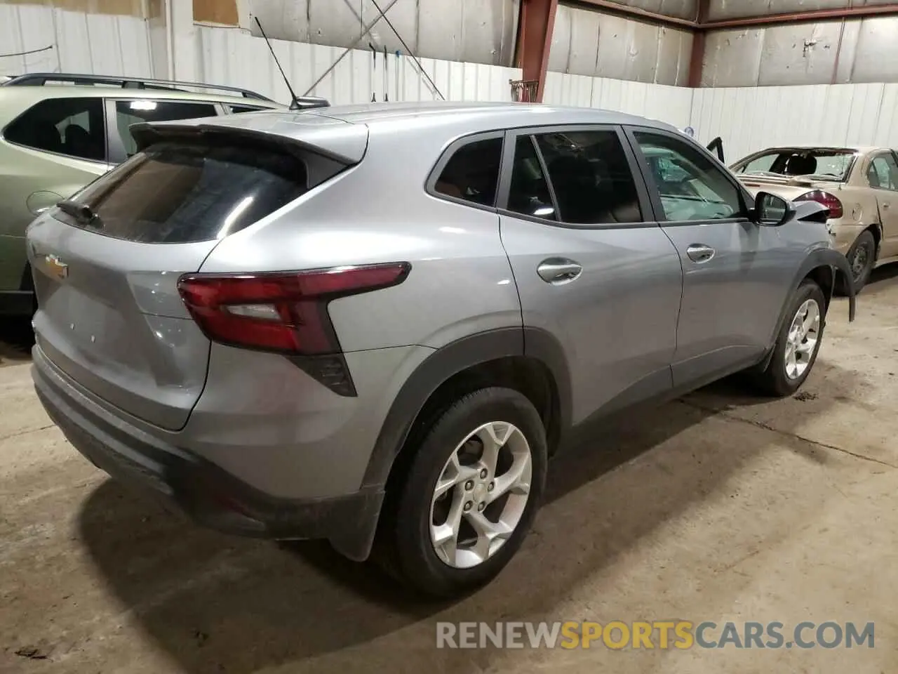 3 Photograph of a damaged car KL77LFEP2SC010624 CHEVROLET TRAX 2025