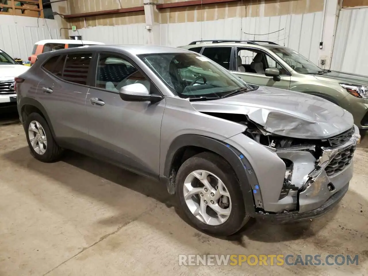4 Photograph of a damaged car KL77LFEP2SC010624 CHEVROLET TRAX 2025