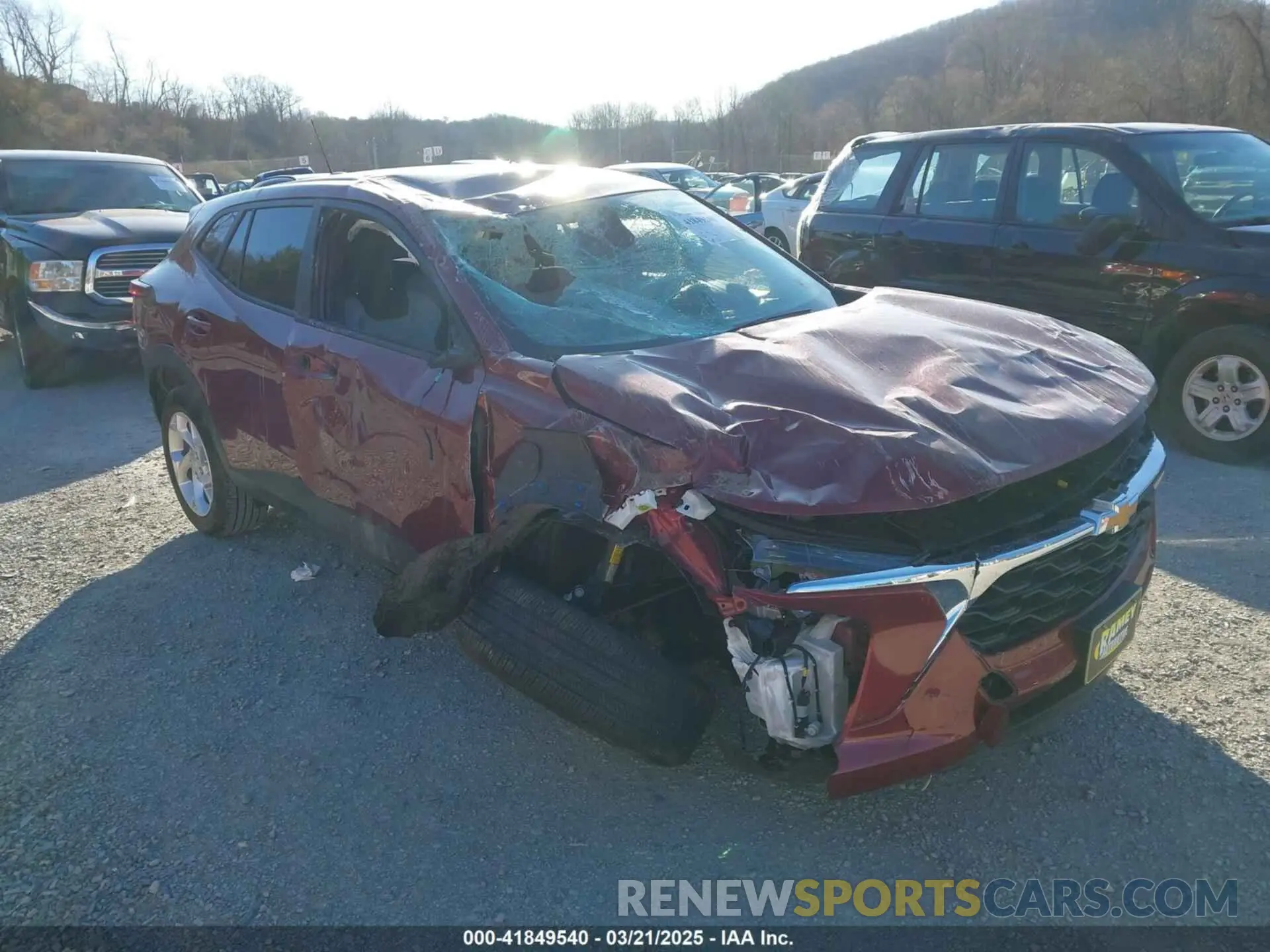 1 Photograph of a damaged car KL77LFEP3SC008512 CHEVROLET TRAX 2025