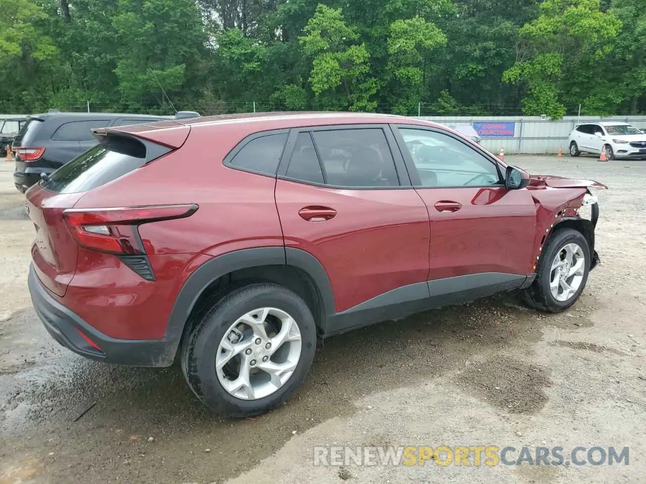 3 Photograph of a damaged car KL77LFEP3SC137978 CHEVROLET TRAX 2025