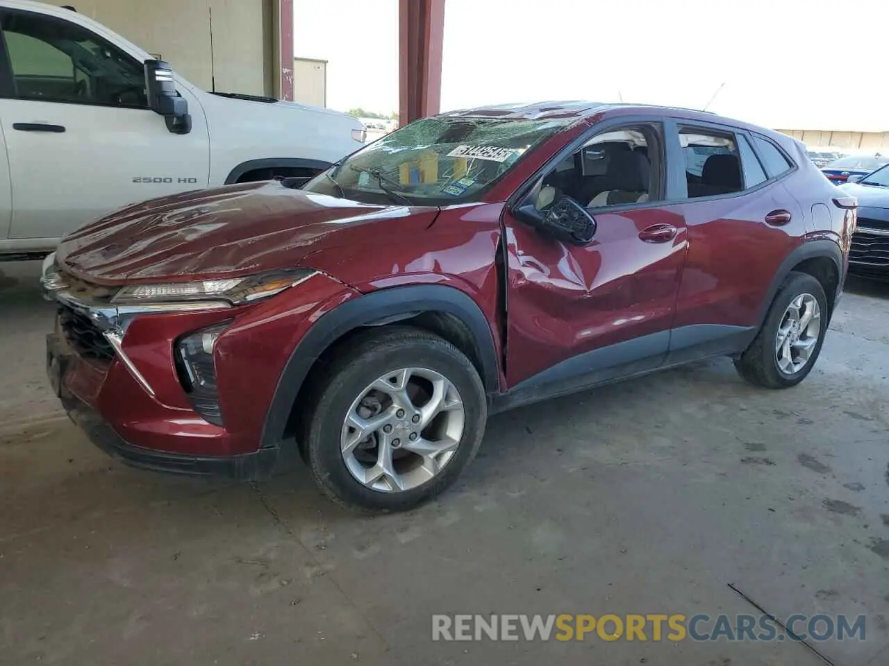 1 Photograph of a damaged car KL77LFEP7SC035888 CHEVROLET TRAX 2025