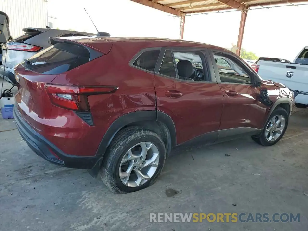 3 Photograph of a damaged car KL77LFEP7SC035888 CHEVROLET TRAX 2025