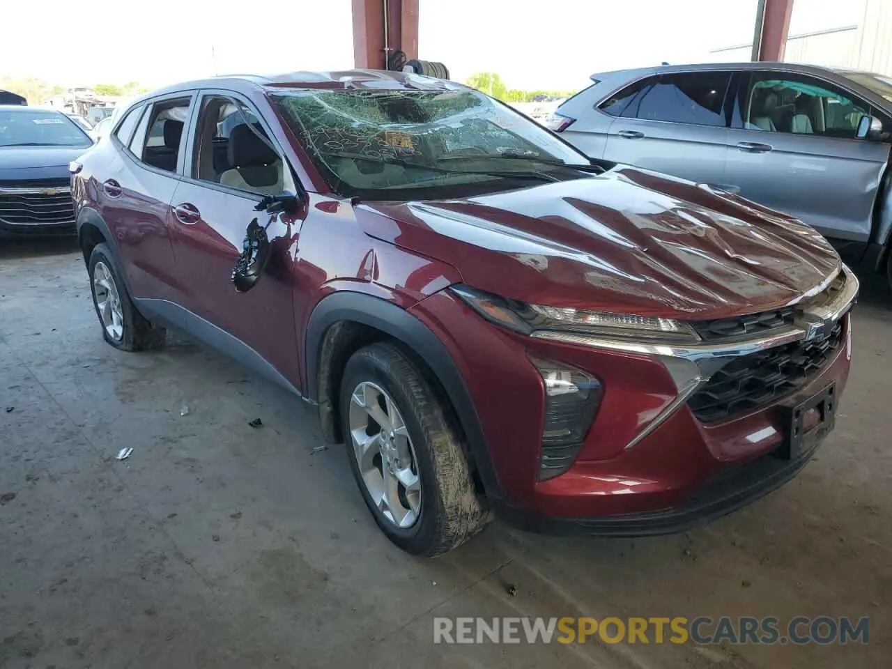 4 Photograph of a damaged car KL77LFEP7SC035888 CHEVROLET TRAX 2025
