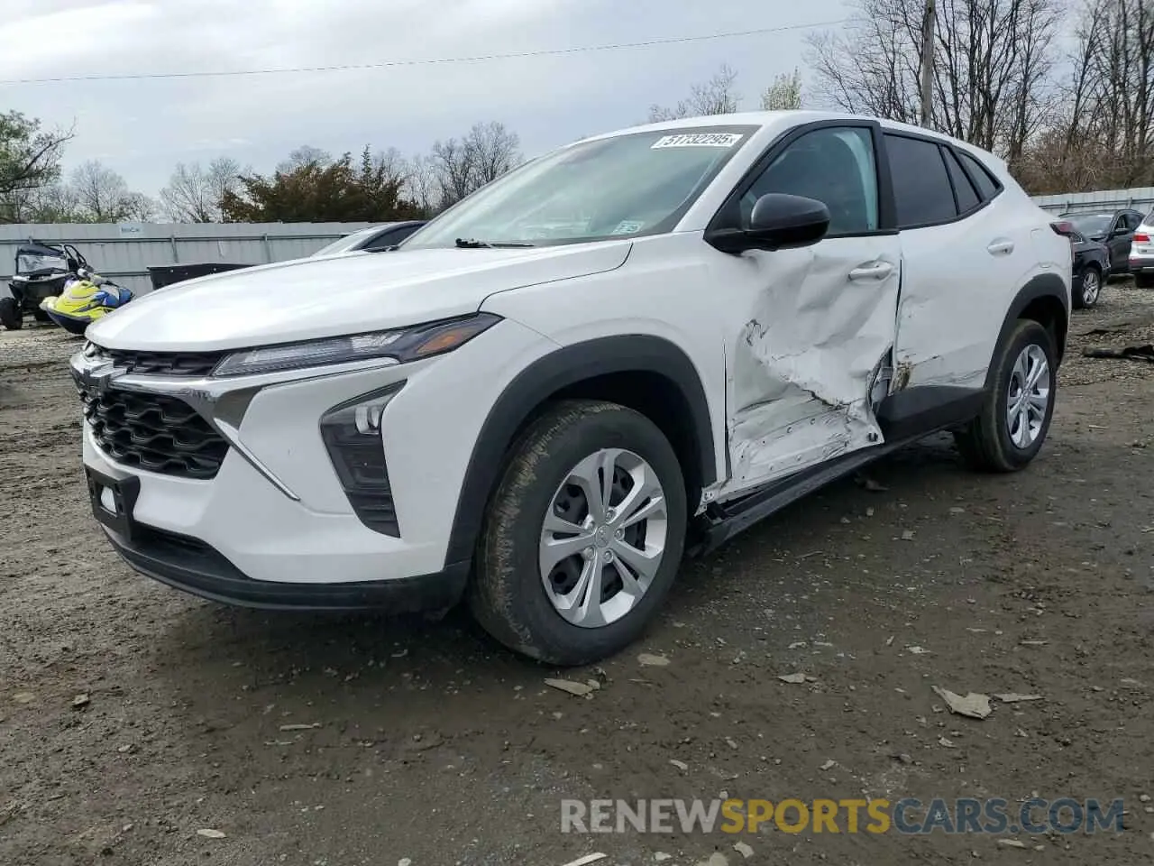 1 Photograph of a damaged car KL77LFEP8SC021496 CHEVROLET TRAX 2025