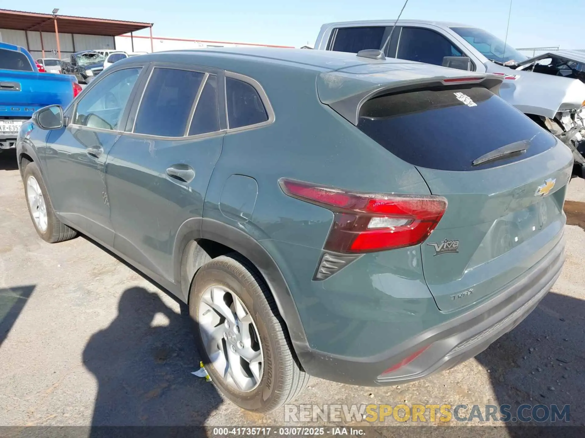 3 Photograph of a damaged car KL77LFEP8SC066146 CHEVROLET TRAX 2025