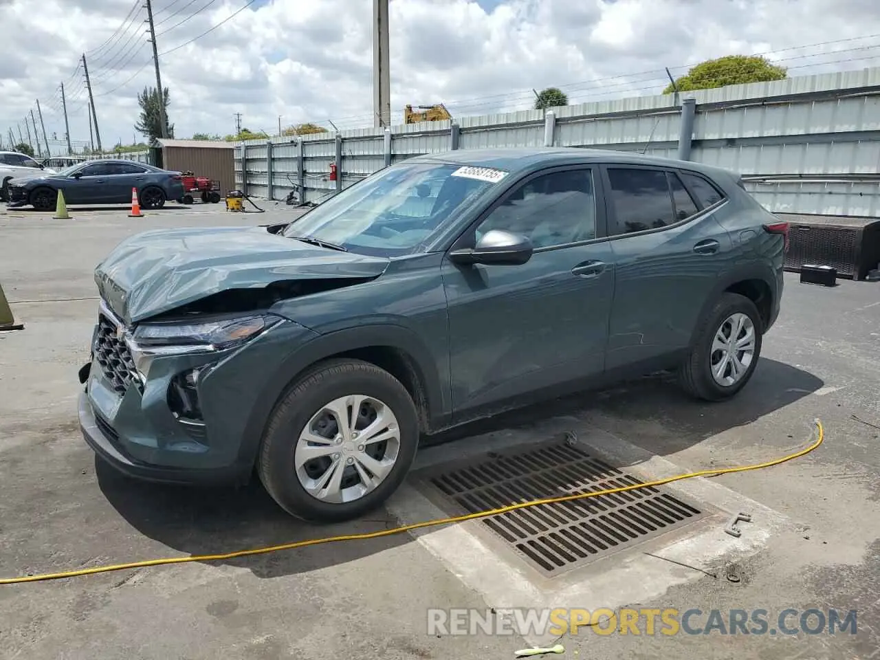 1 Photograph of a damaged car KL77LFEP8SC219799 CHEVROLET TRAX 2025