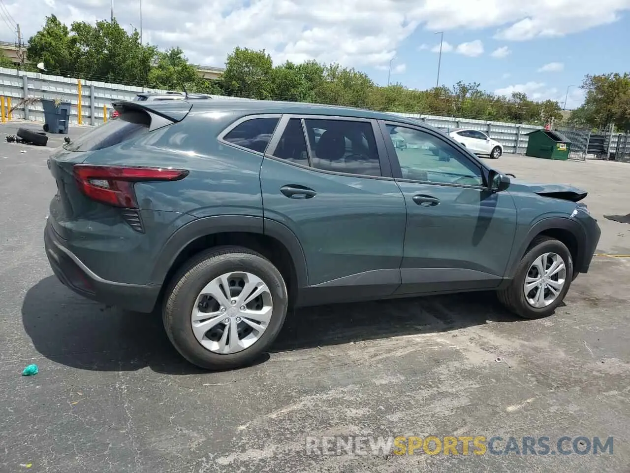 3 Photograph of a damaged car KL77LFEP8SC219799 CHEVROLET TRAX 2025