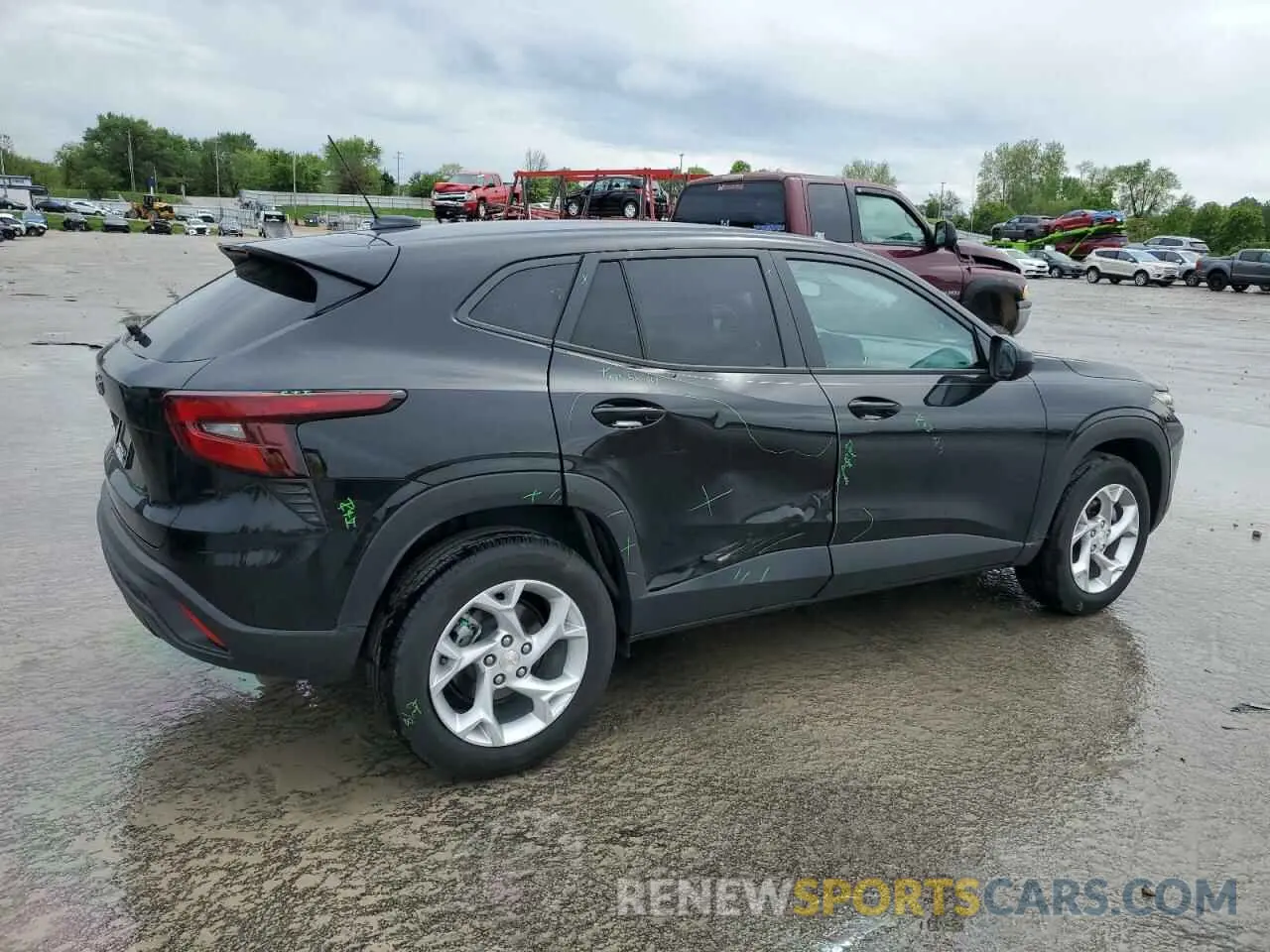3 Photograph of a damaged car KL77LFEPXSC057528 CHEVROLET TRAX 2025
