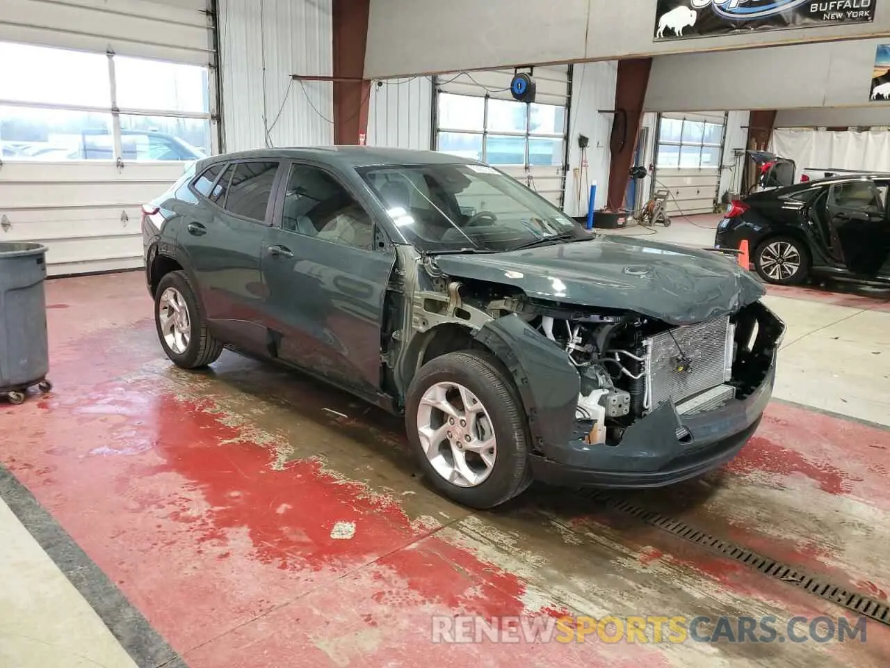 4 Photograph of a damaged car KL77LFEPXSC088326 CHEVROLET TRAX 2025
