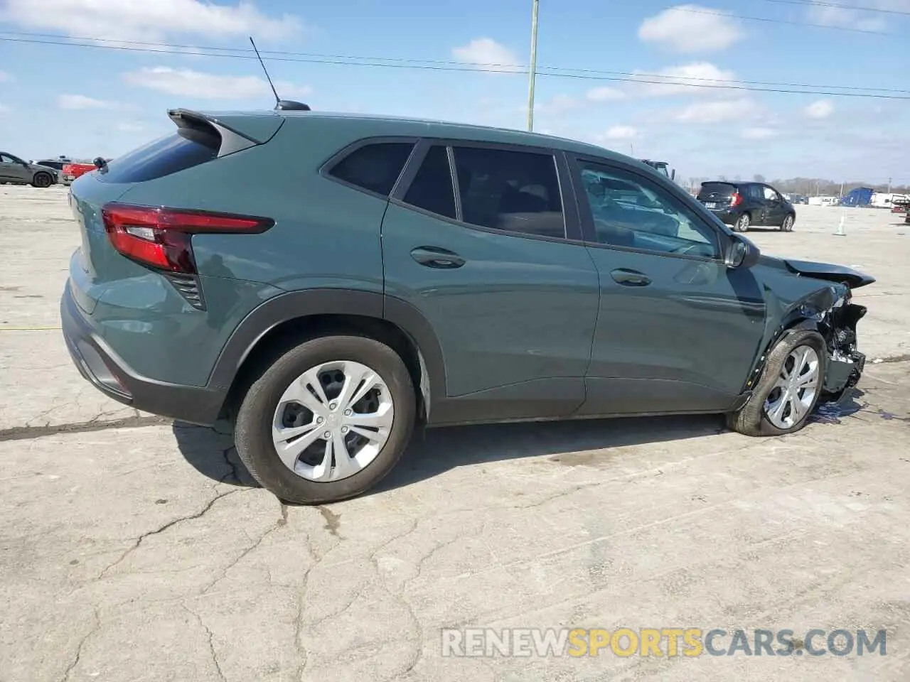 3 Photograph of a damaged car KL77LFEPXSC140182 CHEVROLET TRAX 2025