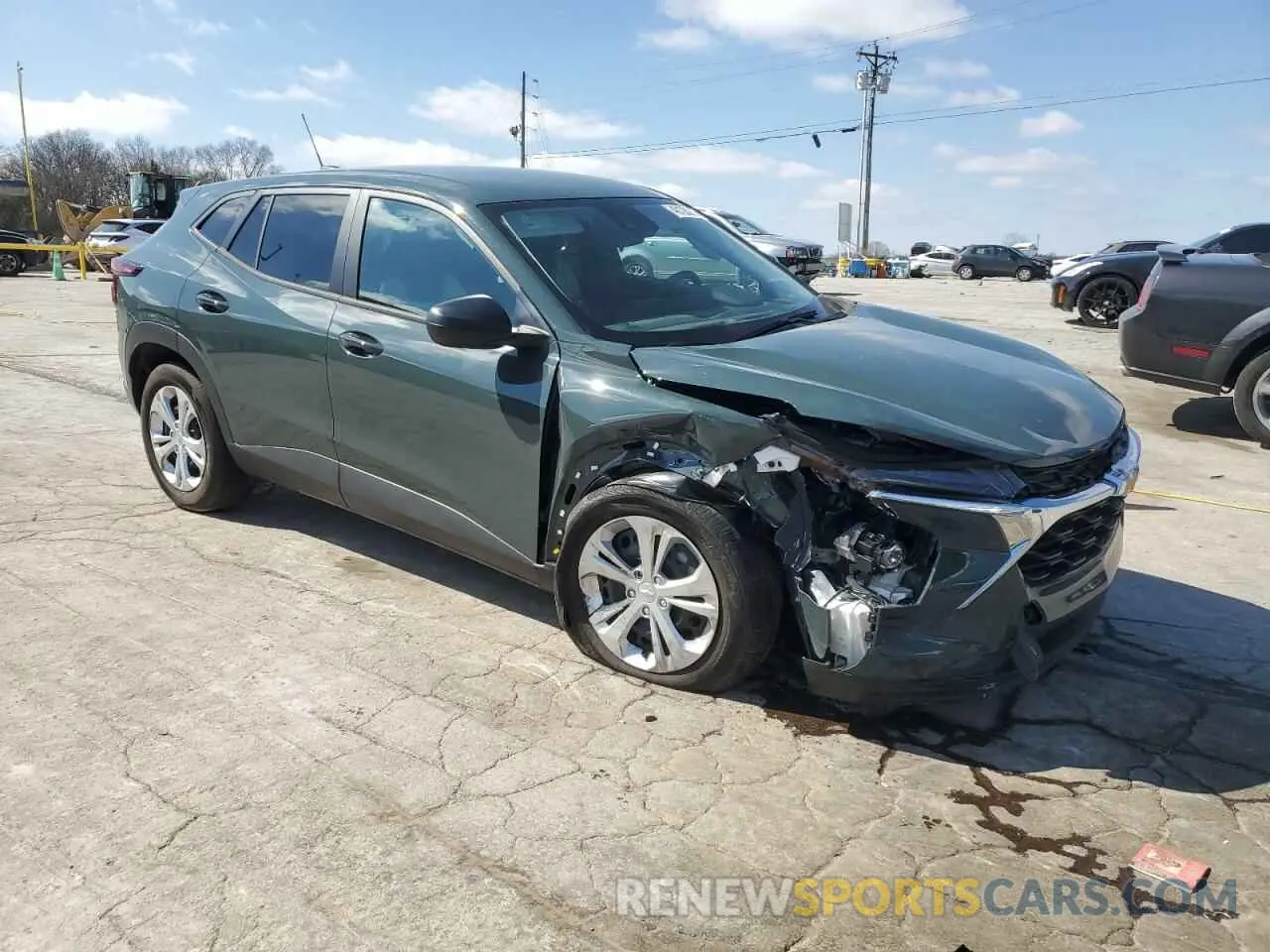 4 Photograph of a damaged car KL77LFEPXSC140182 CHEVROLET TRAX 2025