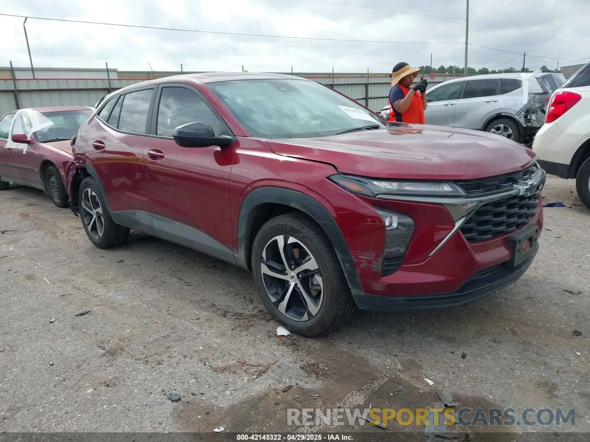 1 Photograph of a damaged car KL77LGEP0SC027993 CHEVROLET TRAX 2025