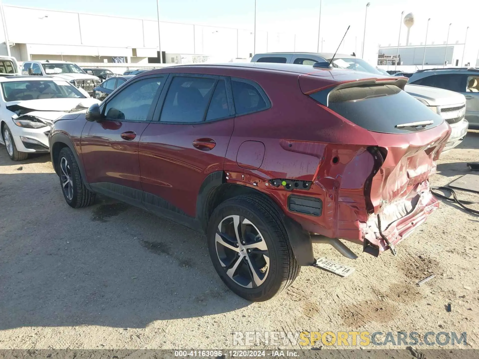 3 Photograph of a damaged car KL77LGEP0SC047824 CHEVROLET TRAX 2025