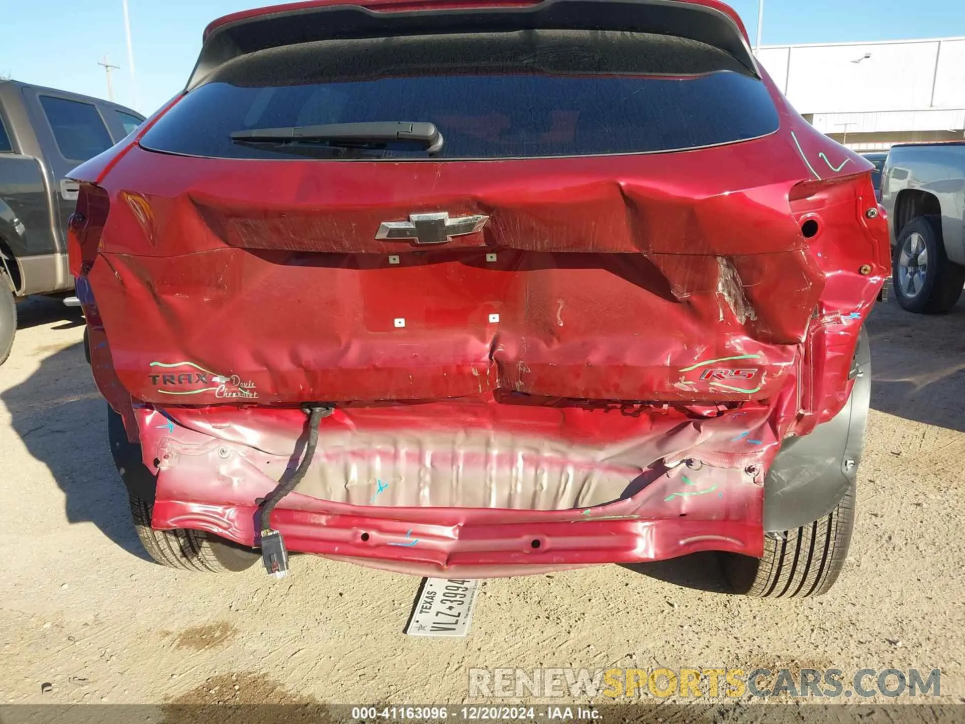 6 Photograph of a damaged car KL77LGEP0SC047824 CHEVROLET TRAX 2025