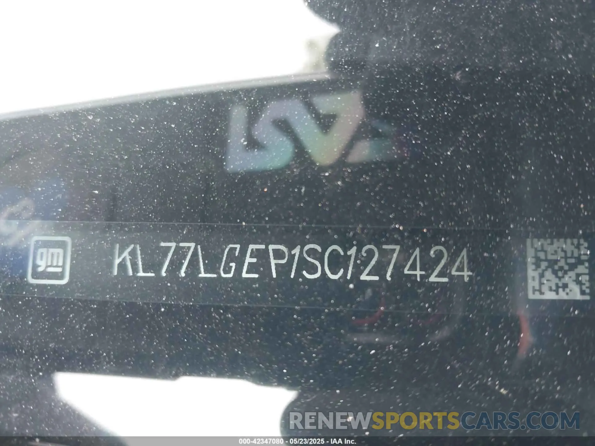 17 Photograph of a damaged car KL77LGEP1SC127424 CHEVROLET TRAX 2025