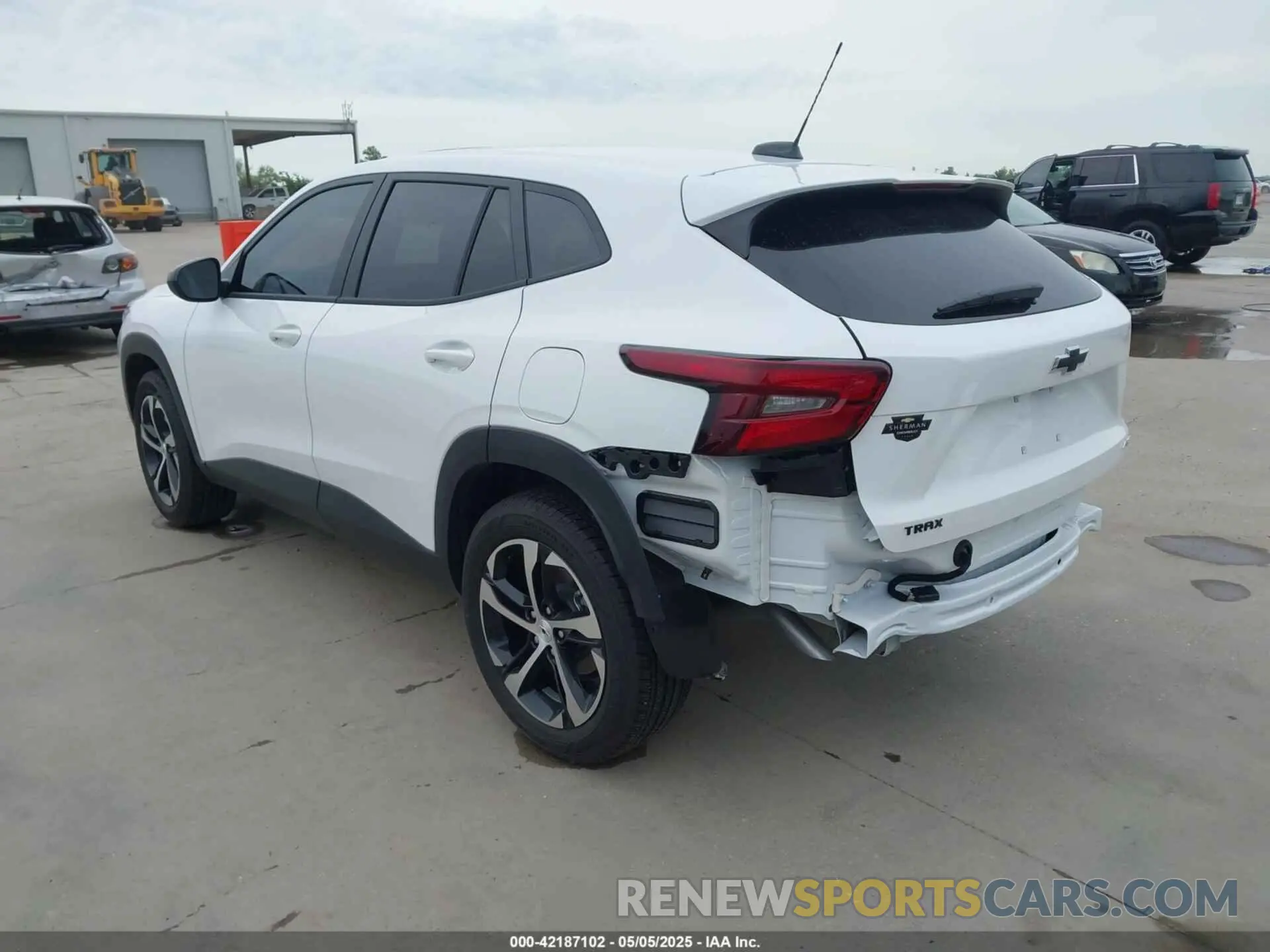 3 Photograph of a damaged car KL77LGEP2SC166457 CHEVROLET TRAX 2025