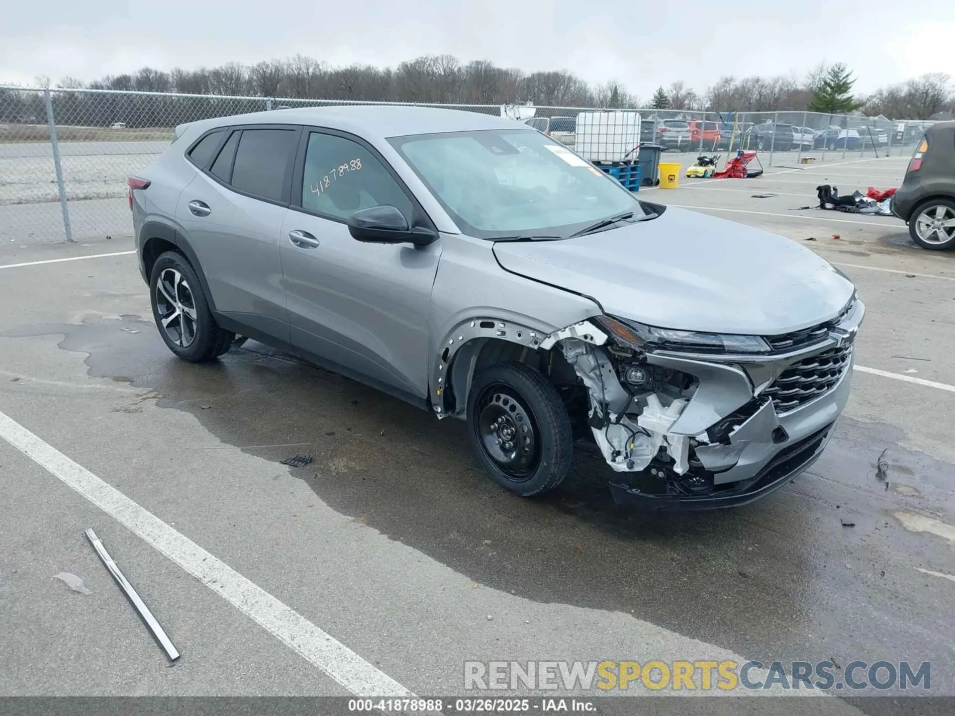 1 Photograph of a damaged car KL77LGEP4SC031528 CHEVROLET TRAX 2025