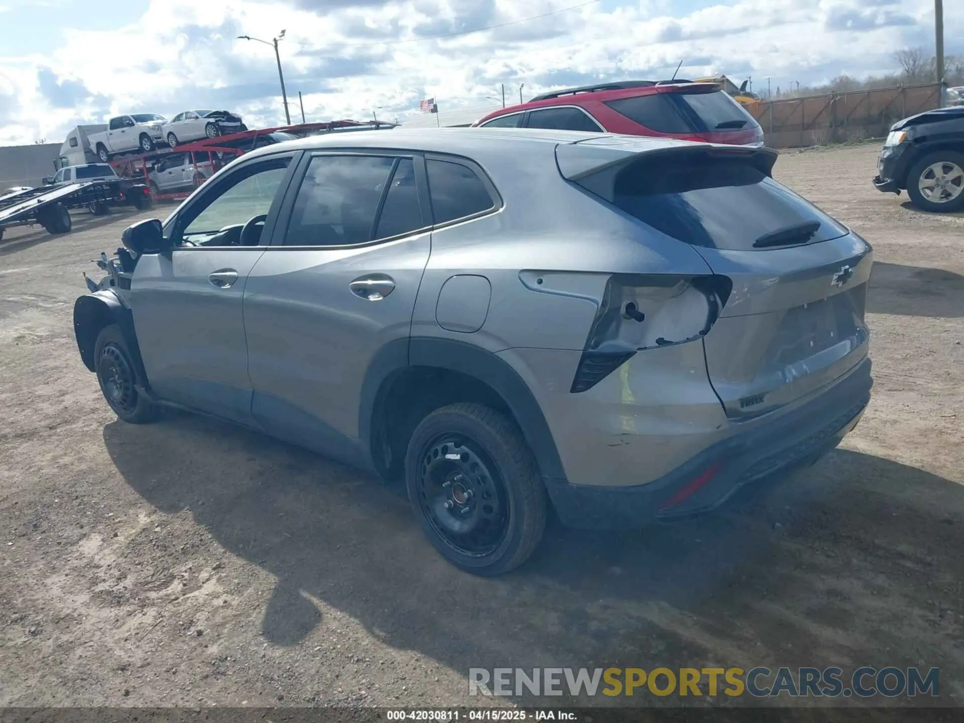 3 Photograph of a damaged car KL77LGEP5SC085680 CHEVROLET TRAX 2025