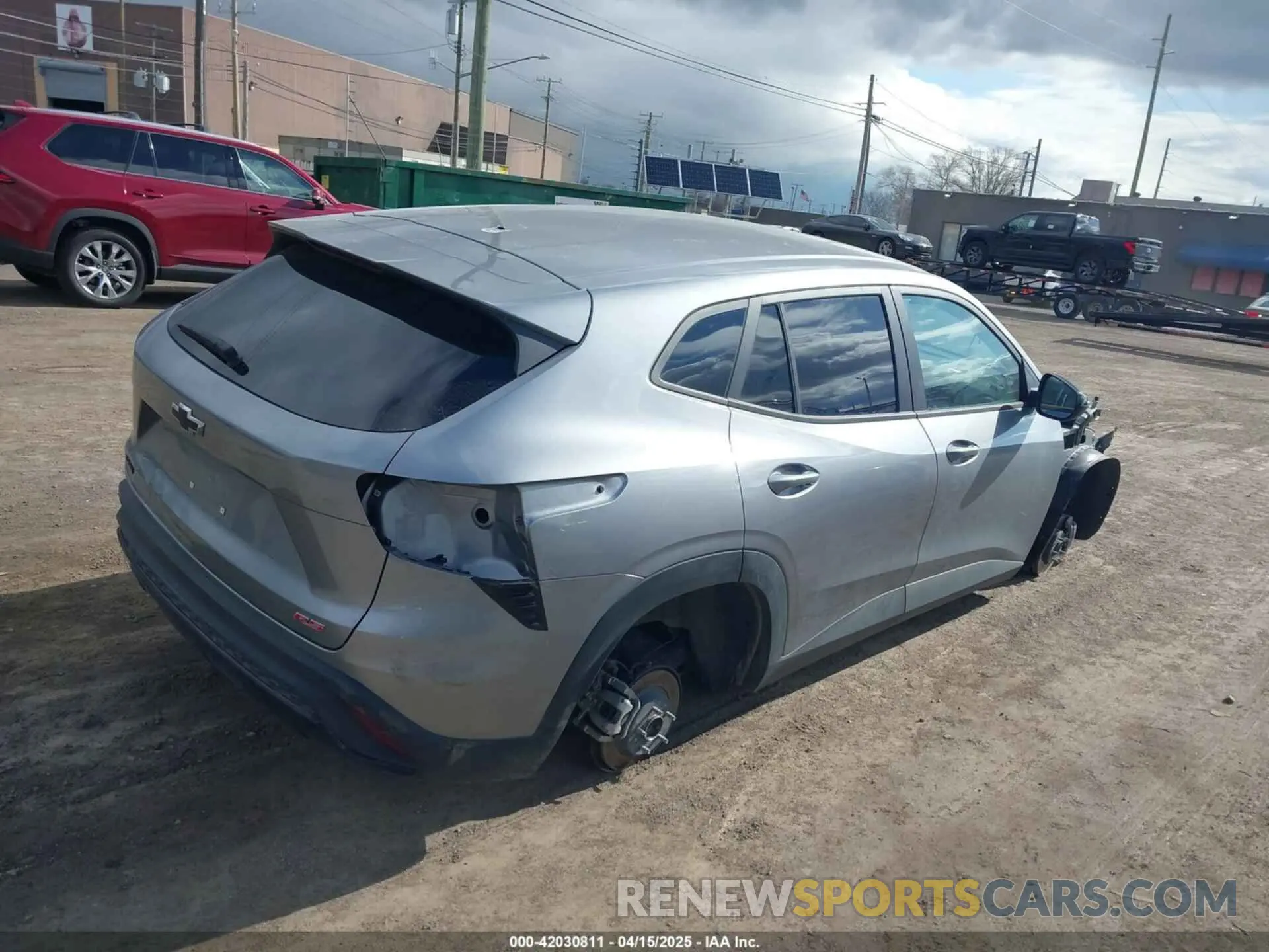 4 Photograph of a damaged car KL77LGEP5SC085680 CHEVROLET TRAX 2025