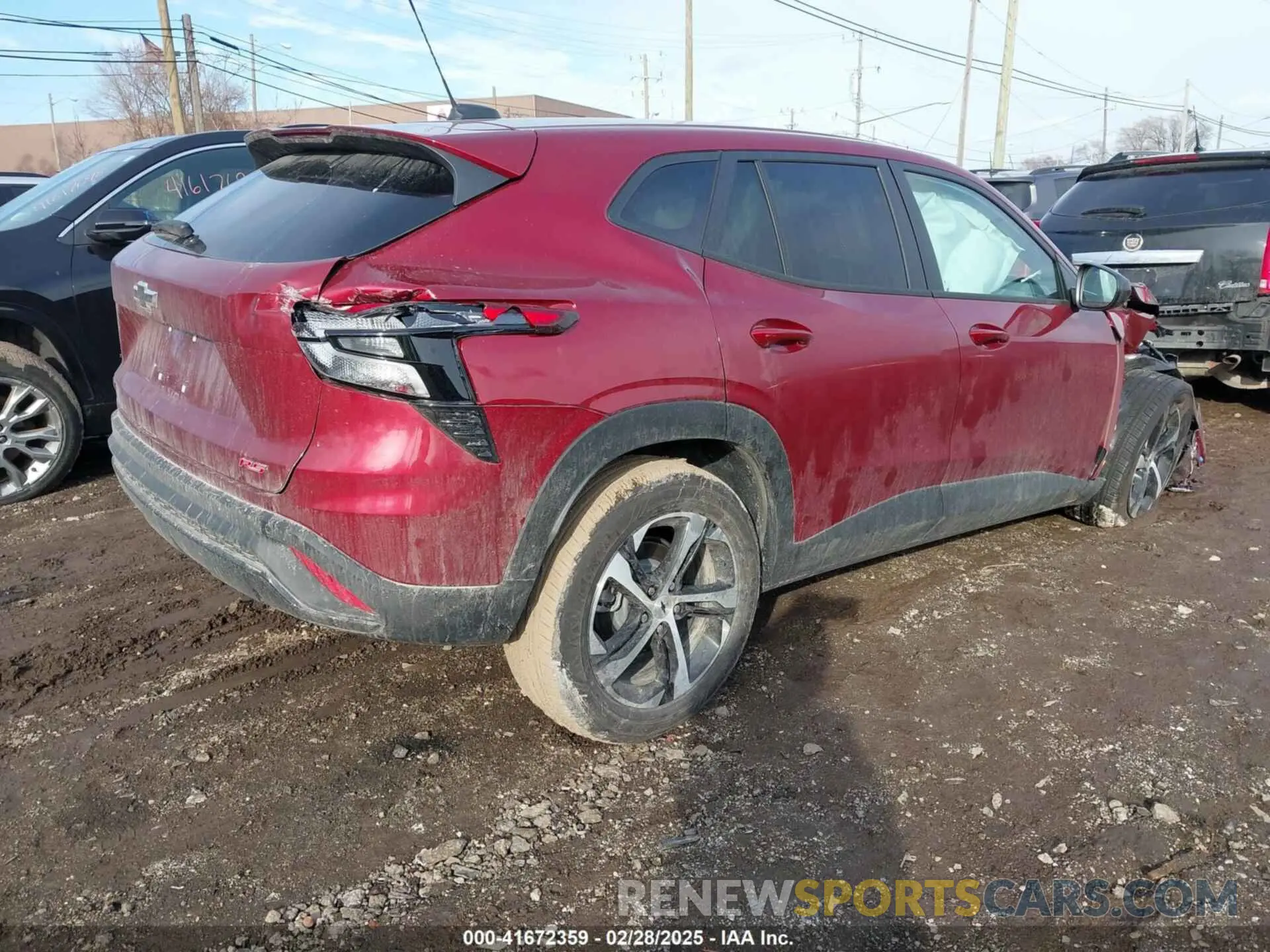 4 Photograph of a damaged car KL77LGEP5SC121741 CHEVROLET TRAX 2025