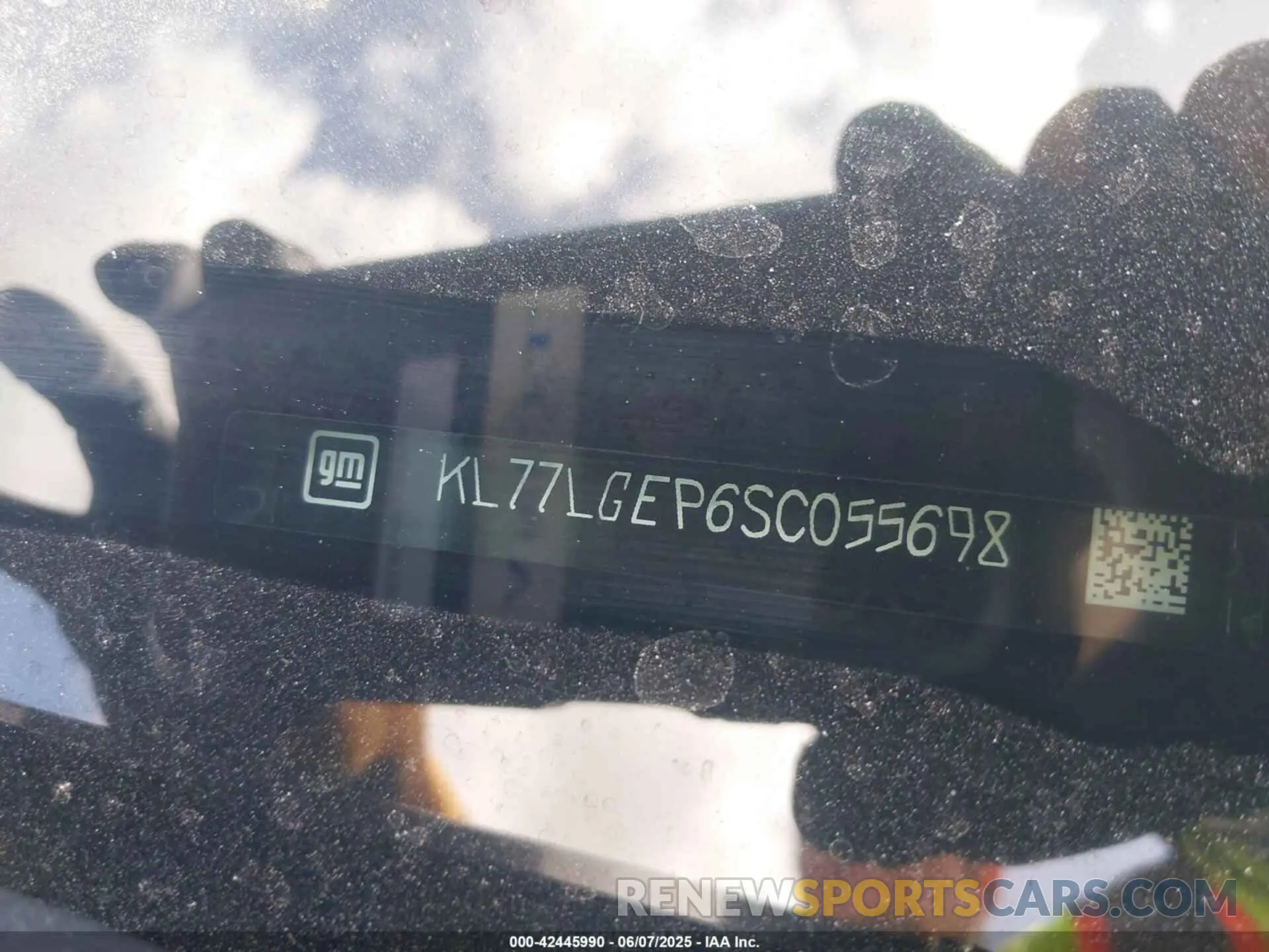 9 Photograph of a damaged car KL77LGEP6SC055698 CHEVROLET TRAX 2025
