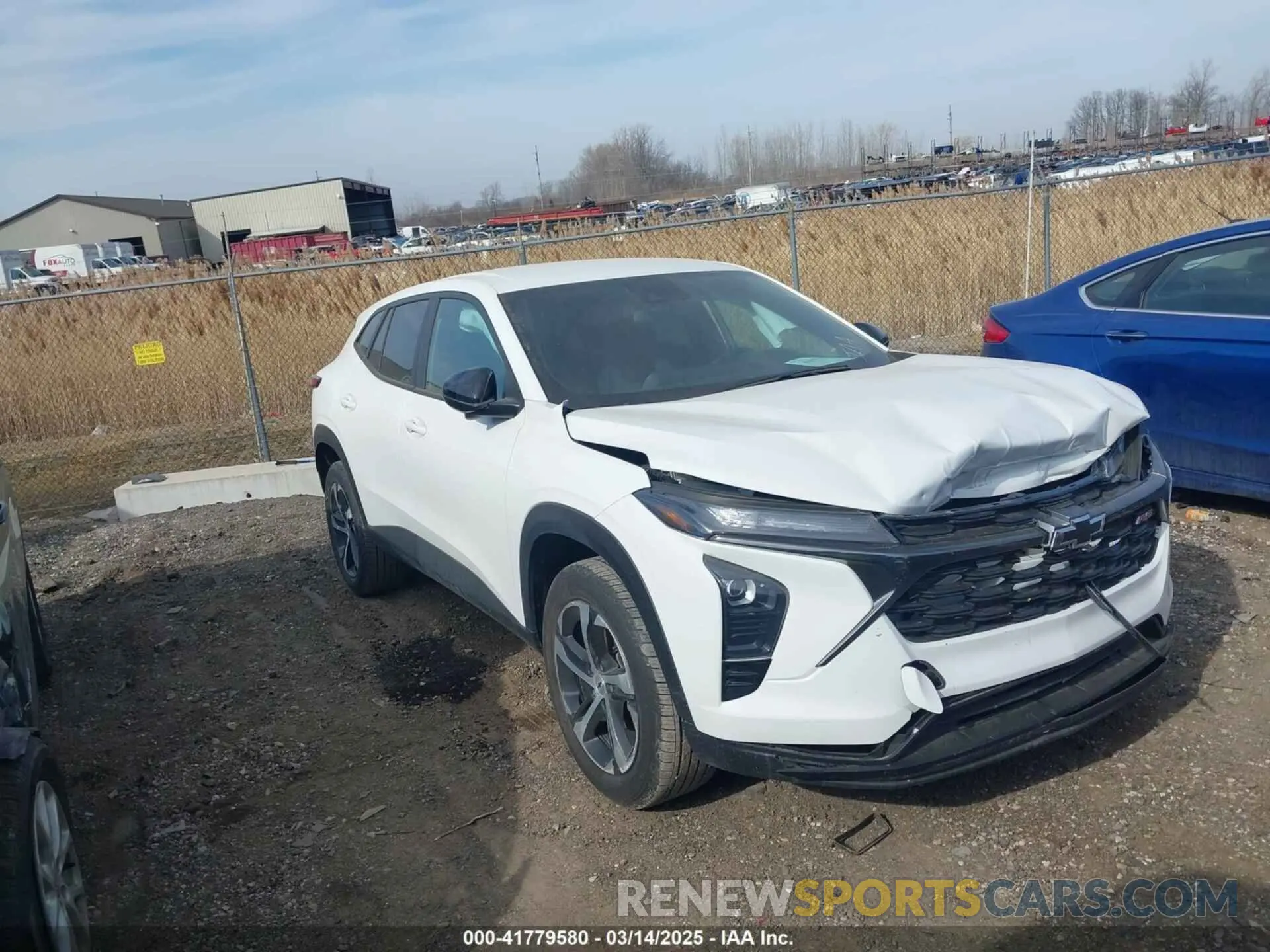 1 Photograph of a damaged car KL77LGEP8SC043648 CHEVROLET TRAX 2025