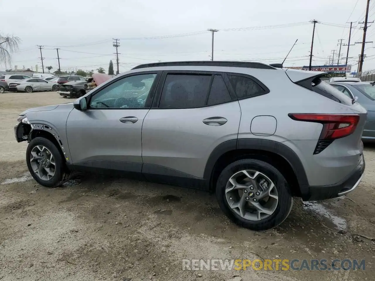 2 Photograph of a damaged car KL77LHEP0SC020712 CHEVROLET TRAX 2025