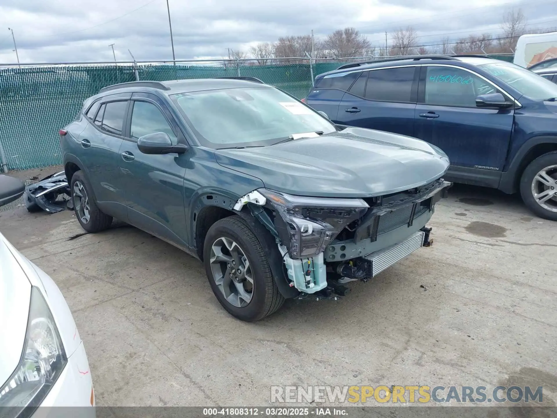 1 Photograph of a damaged car KL77LHEP0SC023707 CHEVROLET TRAX 2025