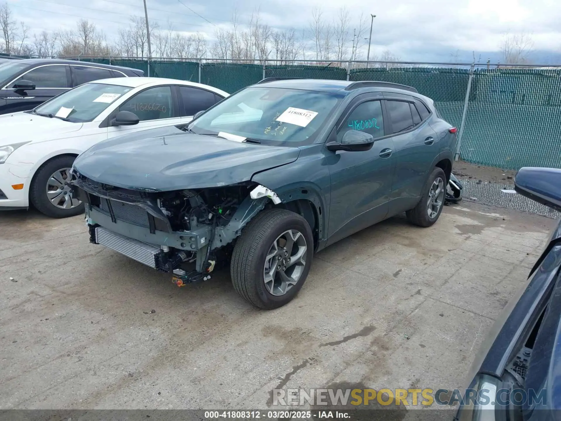 2 Photograph of a damaged car KL77LHEP0SC023707 CHEVROLET TRAX 2025