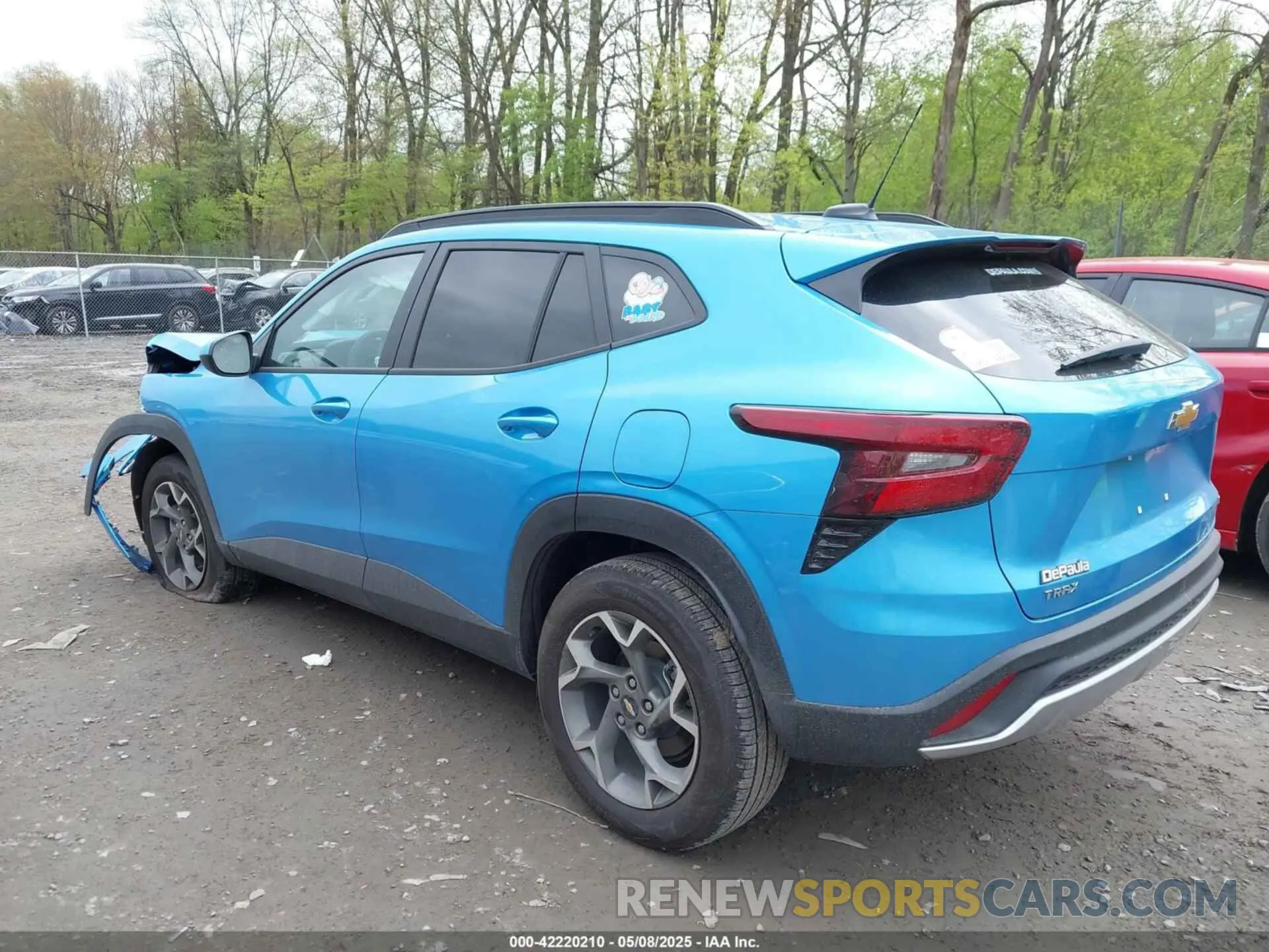 14 Photograph of a damaged car KL77LHEP0SC173638 CHEVROLET TRAX 2025