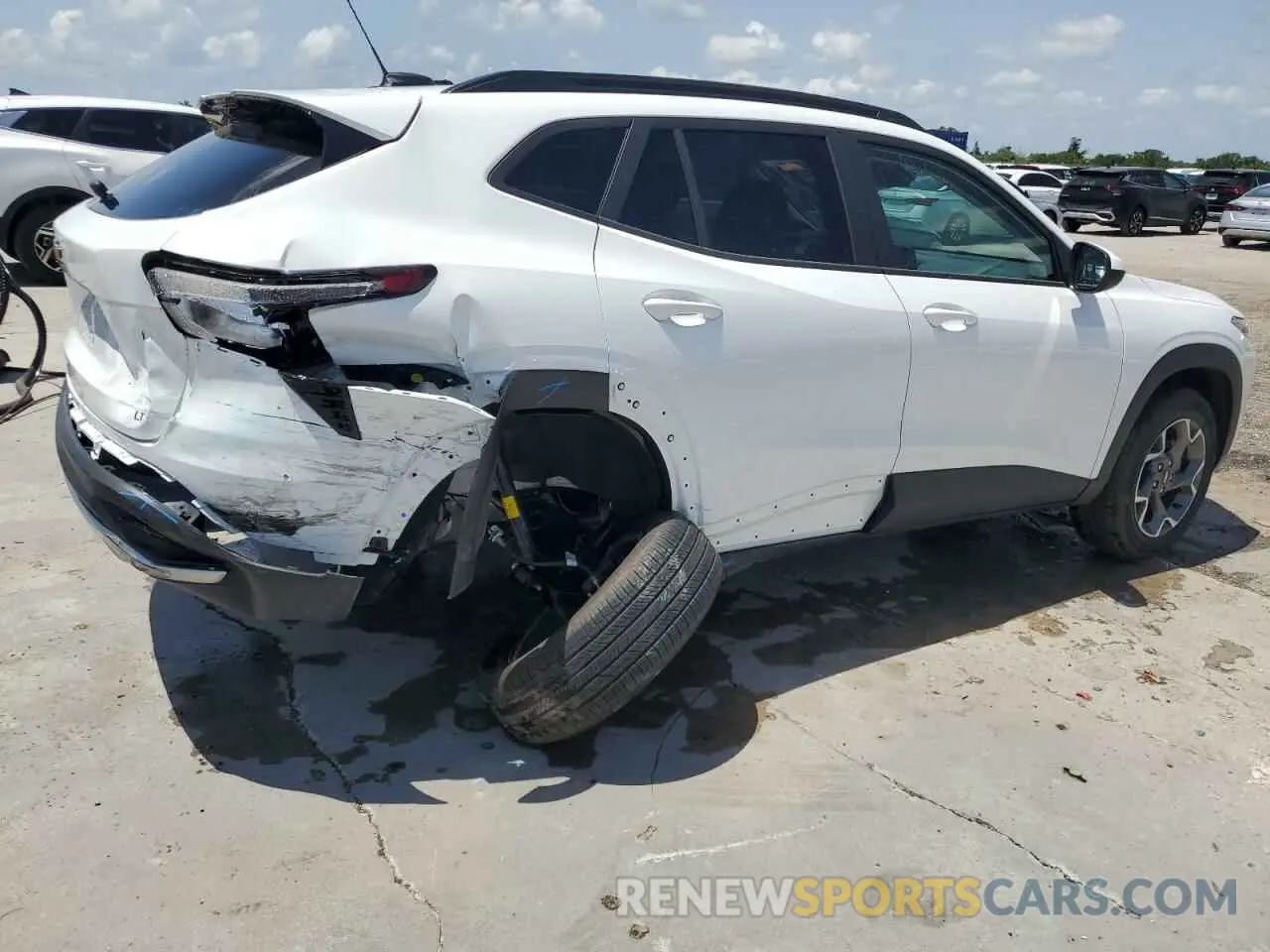 3 Photograph of a damaged car KL77LHEP0SC190939 CHEVROLET TRAX 2025