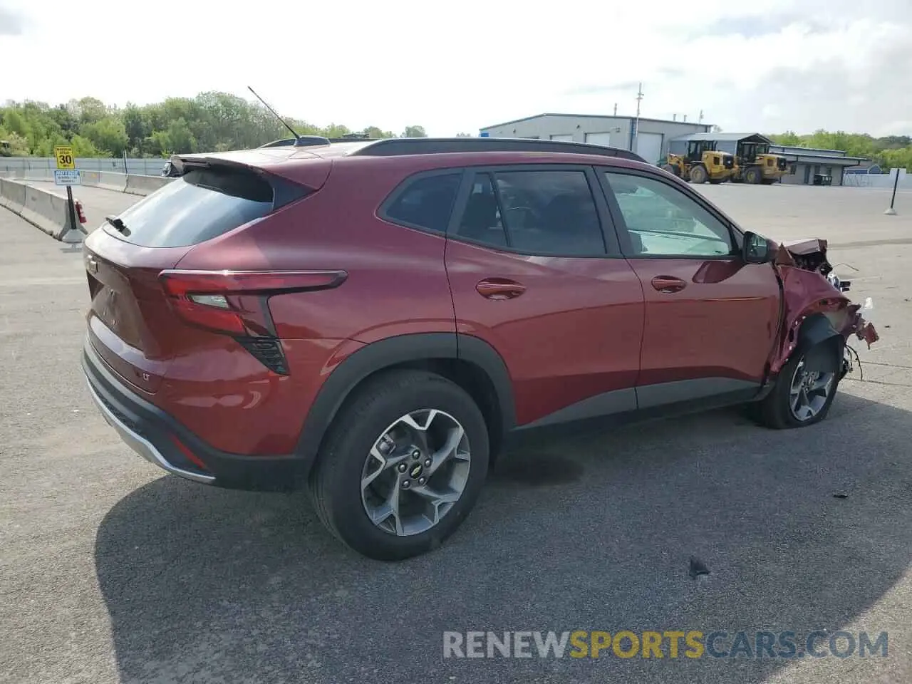 3 Photograph of a damaged car KL77LHEP0SC201860 CHEVROLET TRAX 2025