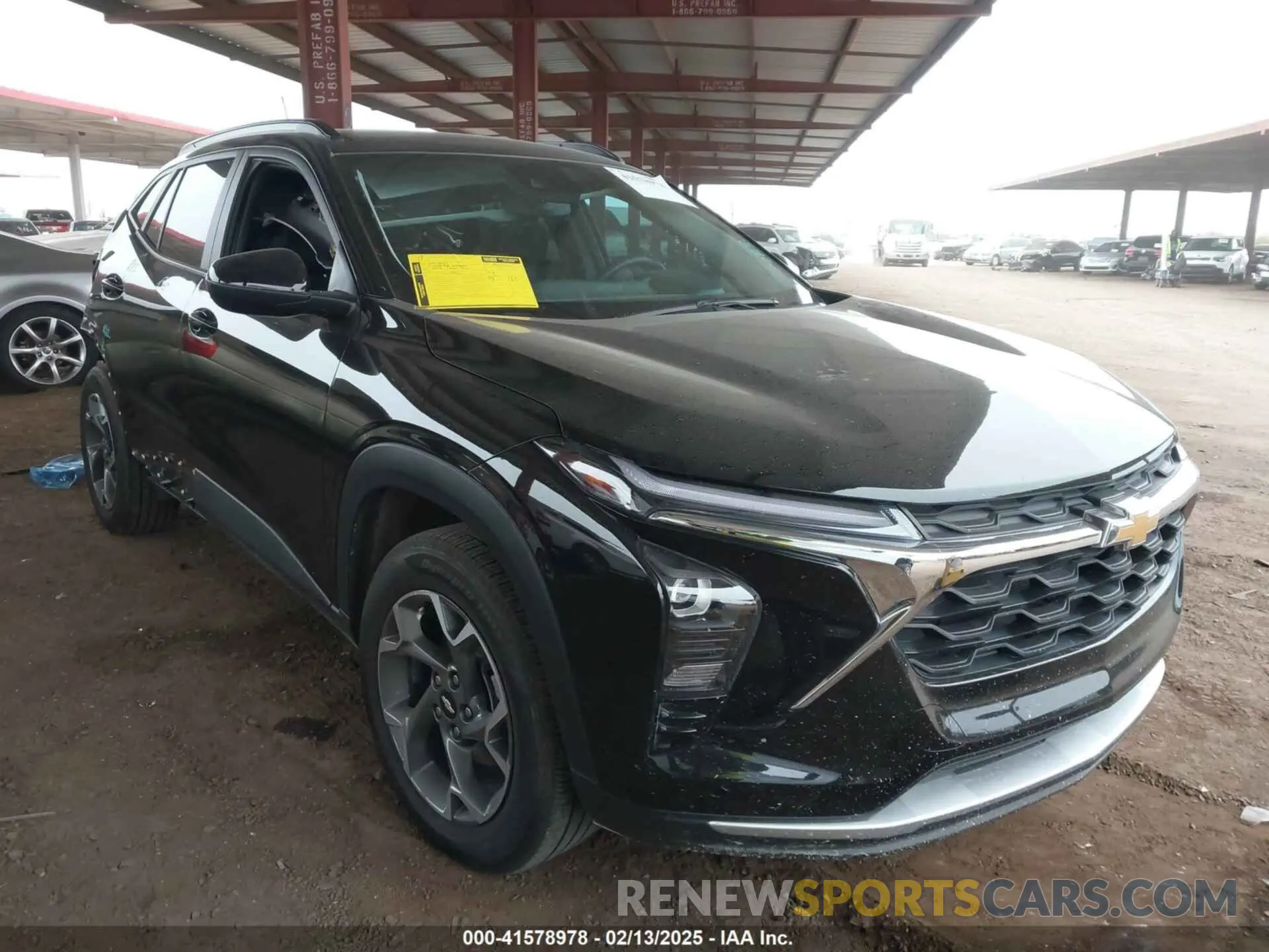 1 Photograph of a damaged car KL77LHEP1SC017947 CHEVROLET TRAX 2025